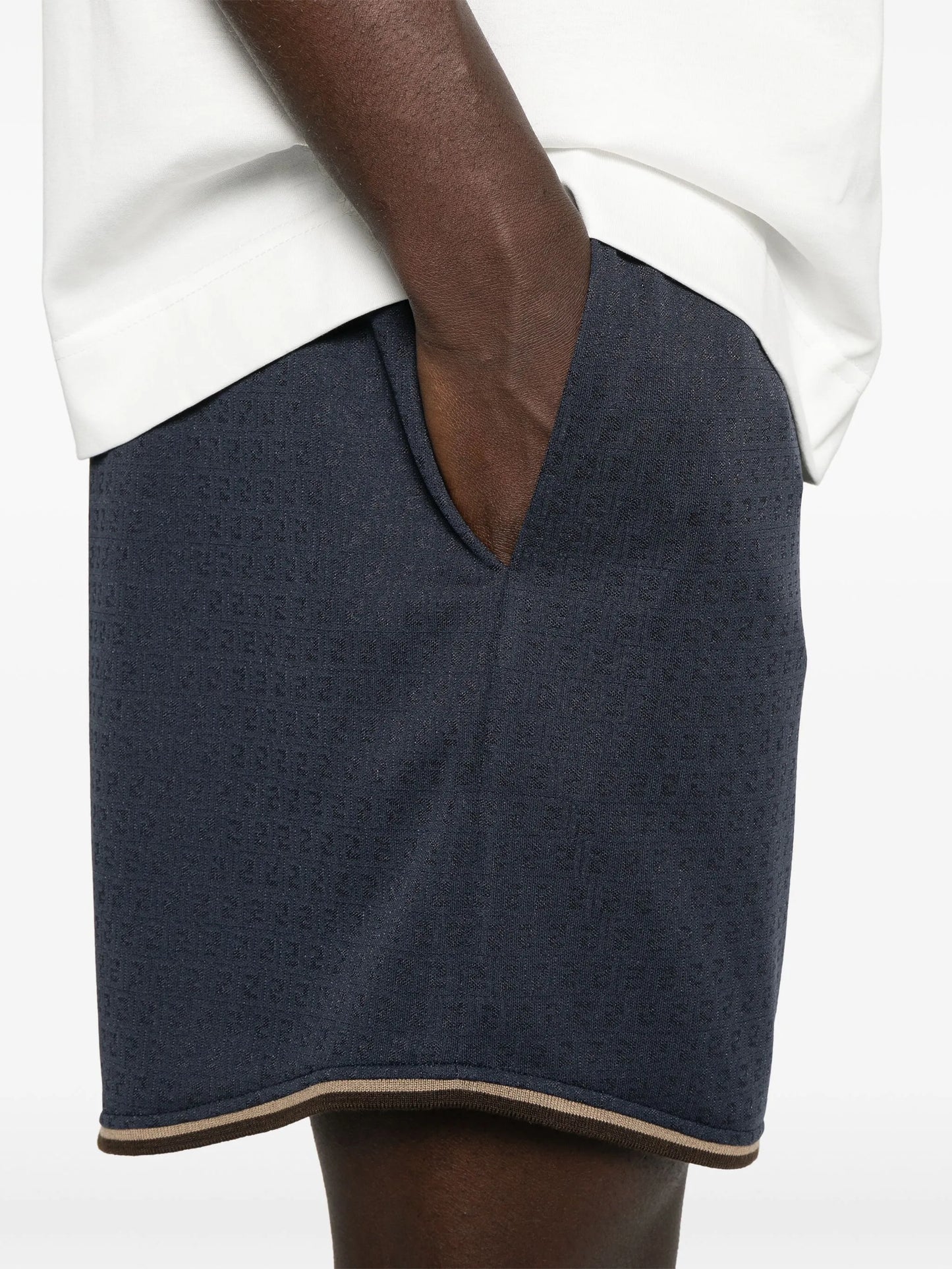 FF-jacquard shorts