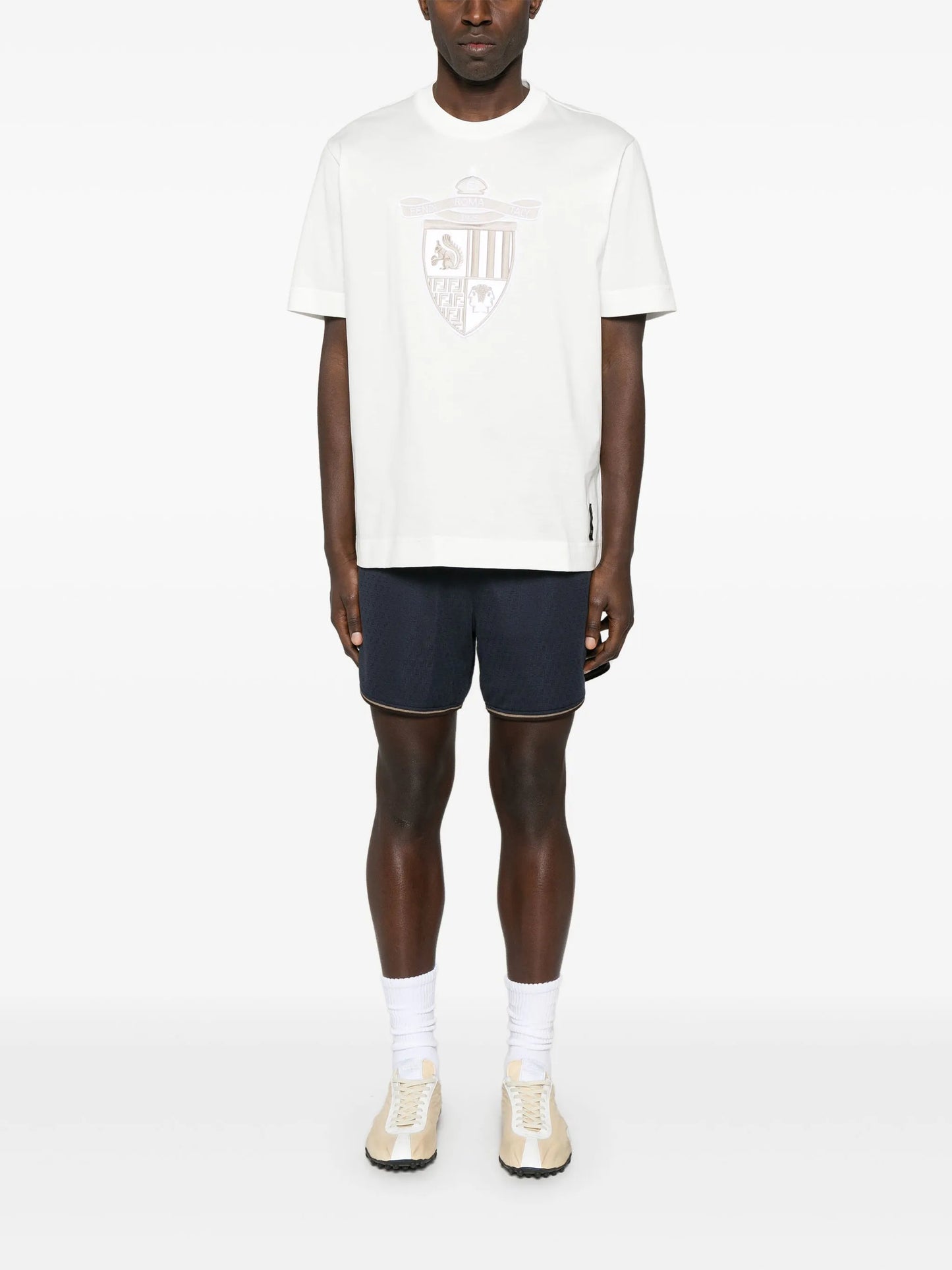 FF-jacquard shorts