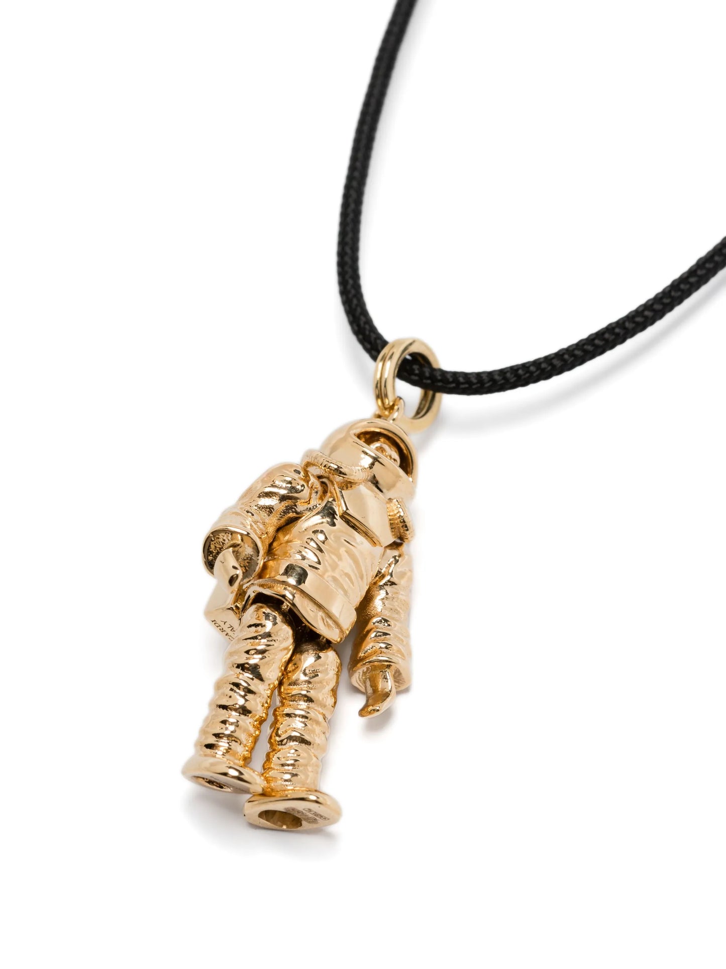 18K yellow gold Spaceman pendant