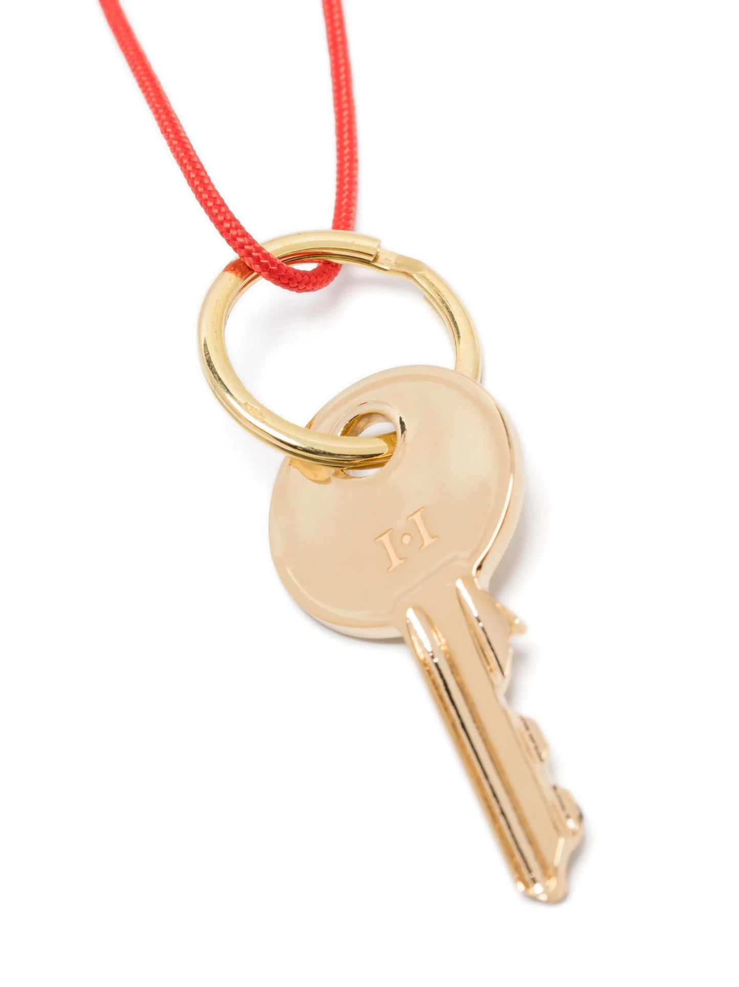 14K yellow gold Key pendant