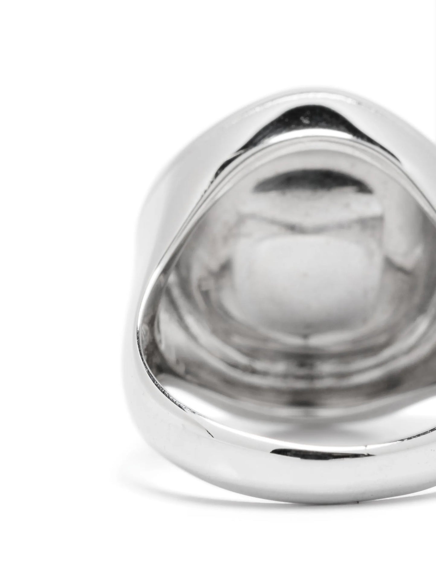 18K white gold The Flower diamond signet ring