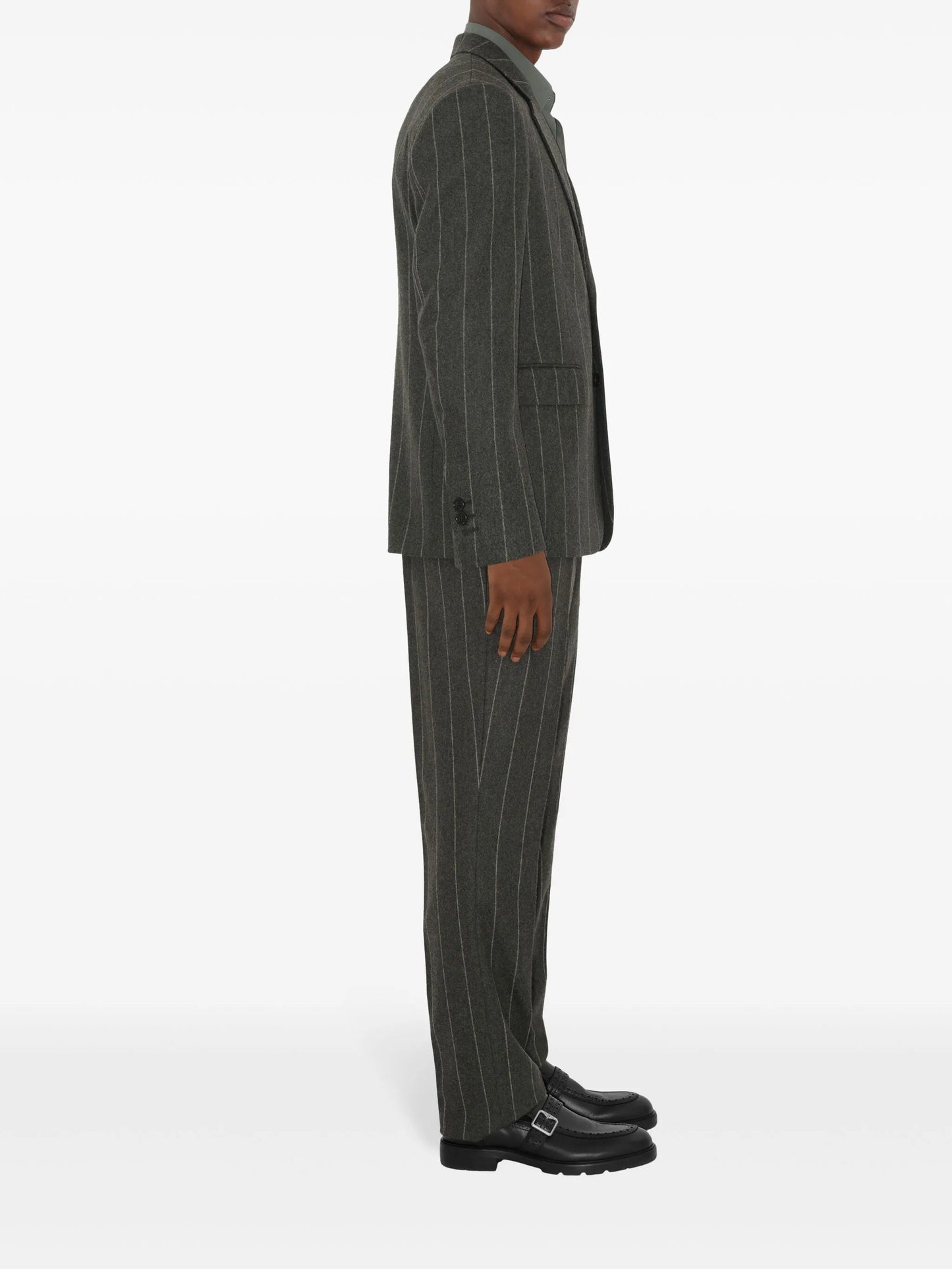 pinstriped blazer