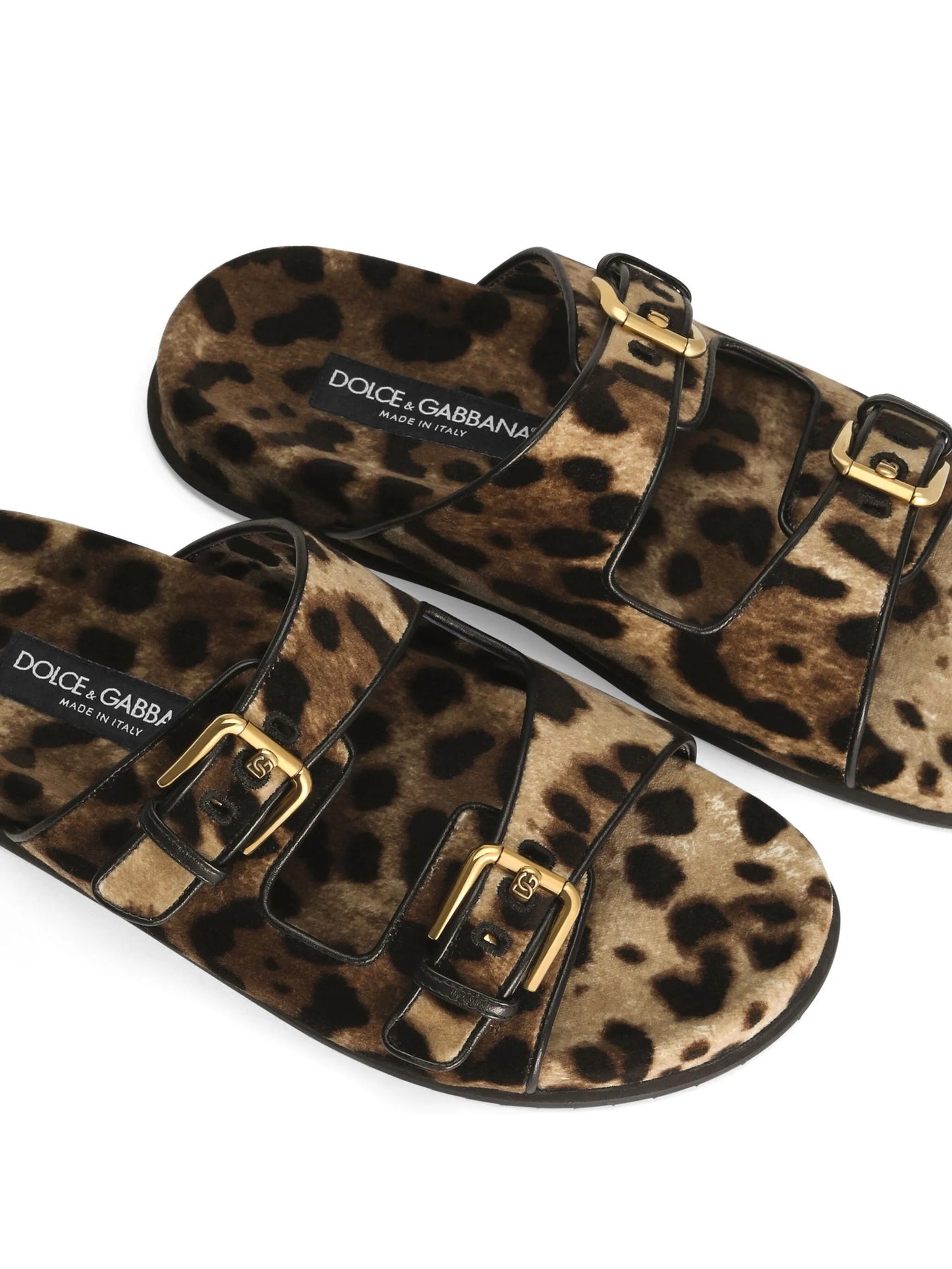 leopard-print sandals
