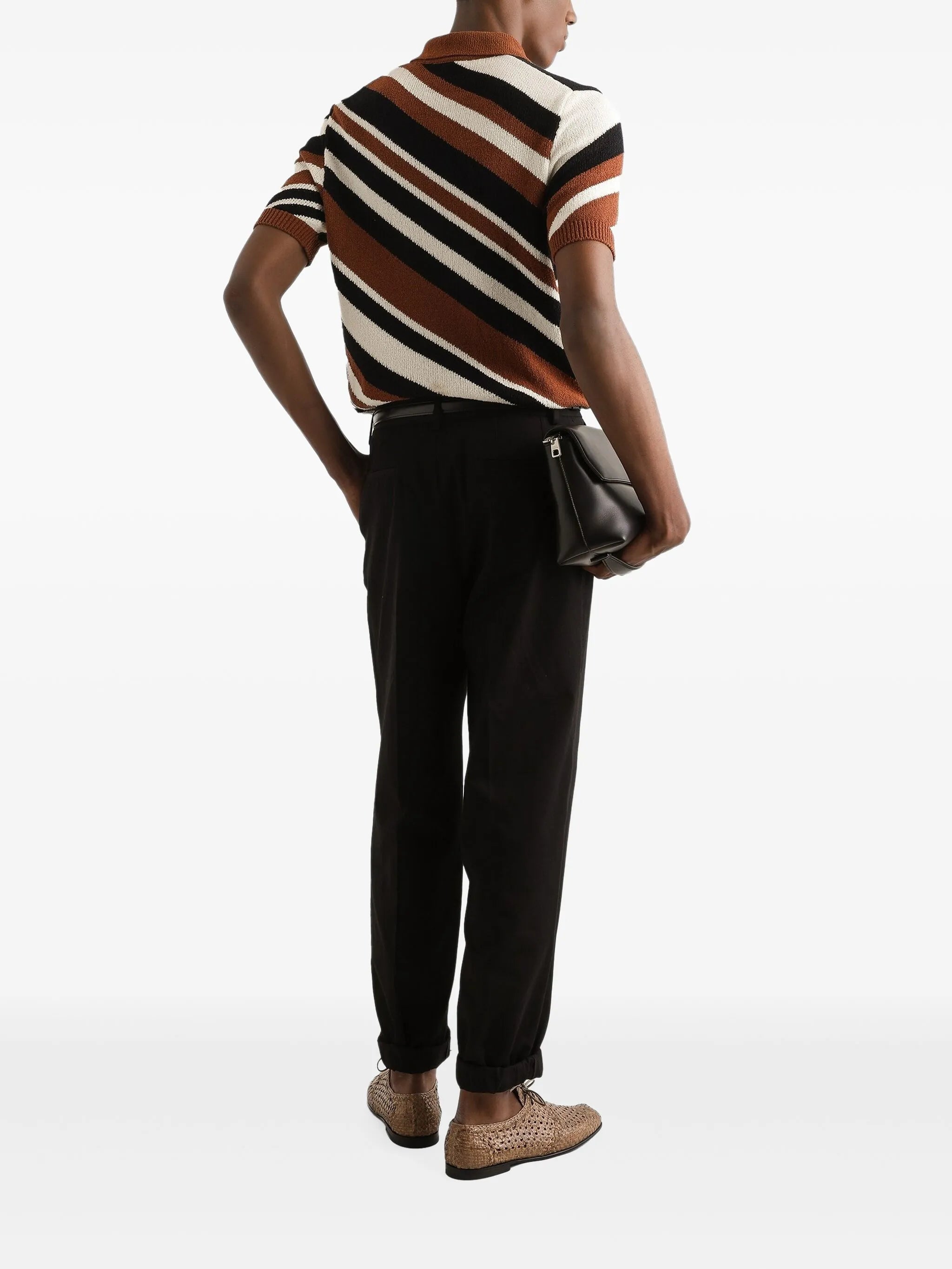 knitted polo shirt