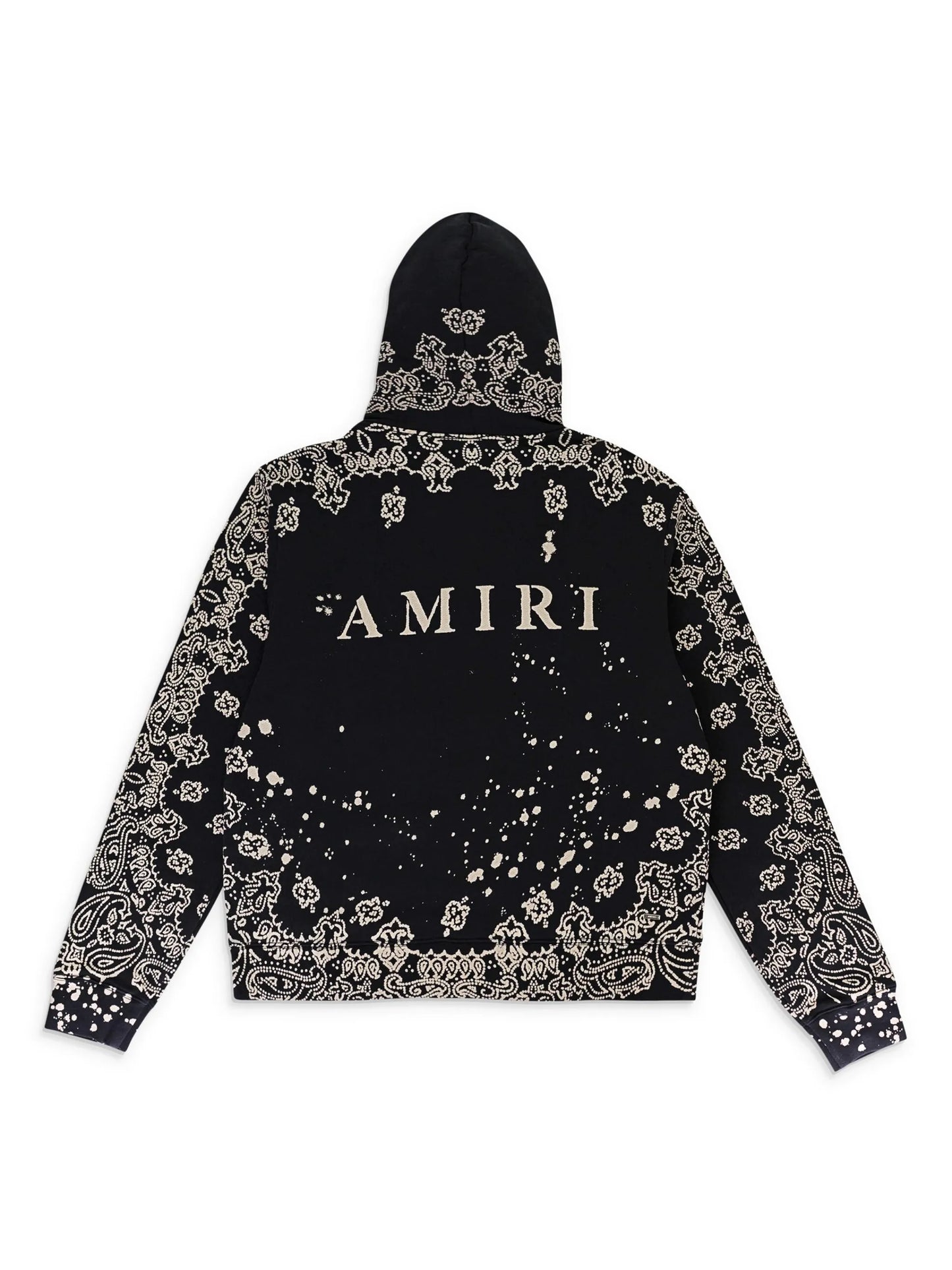 bandana-print hoodie