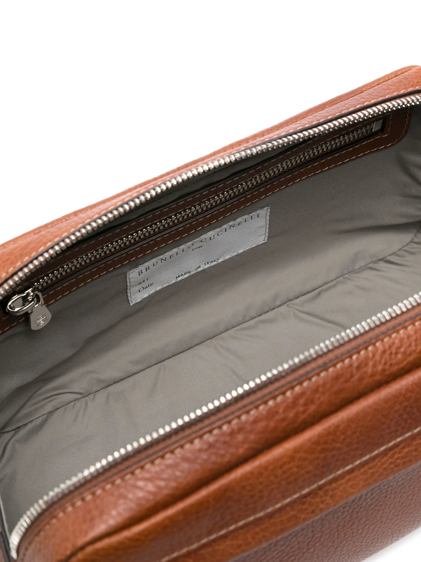 leather wash bag