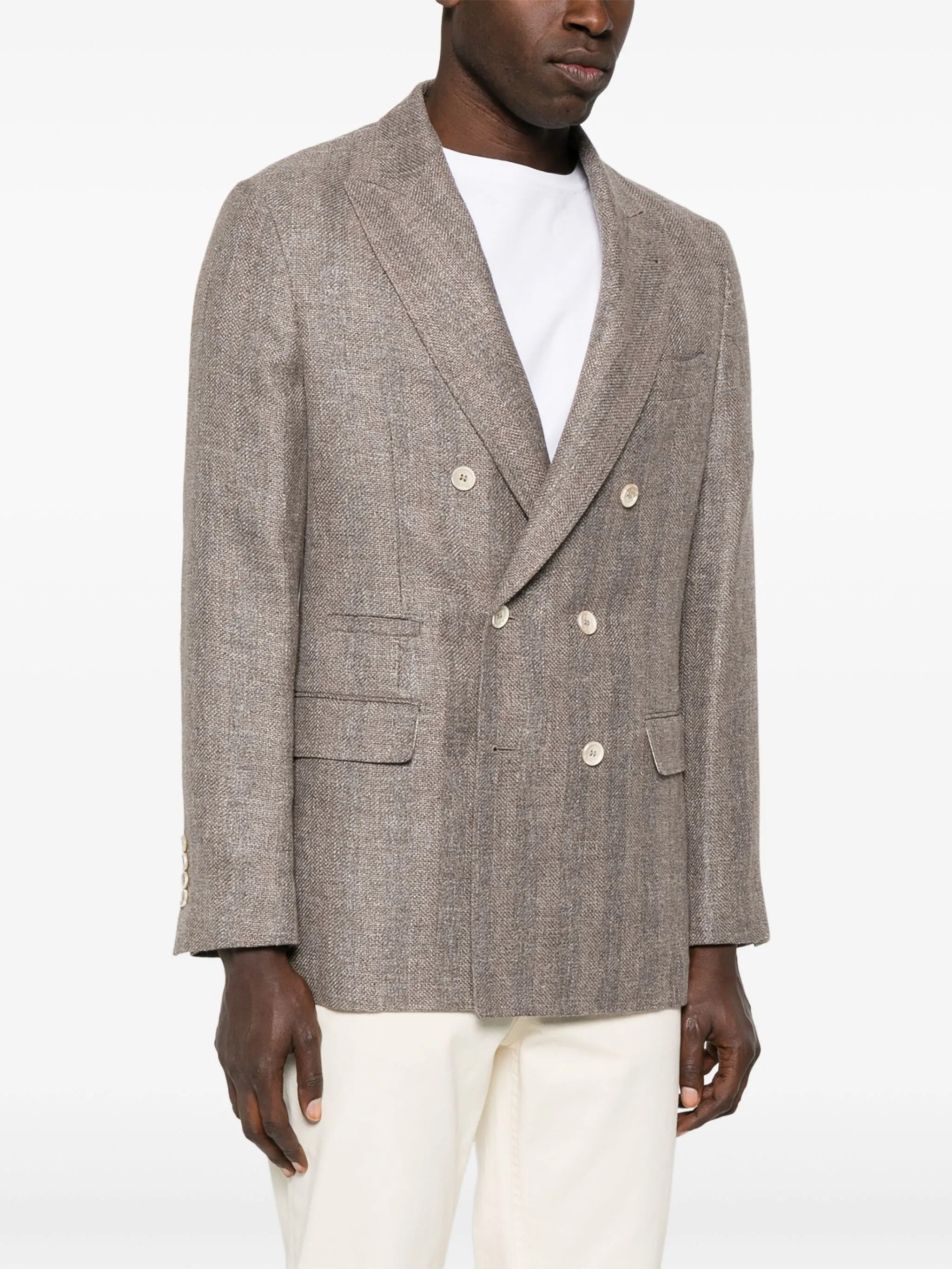 double-breasted blazer