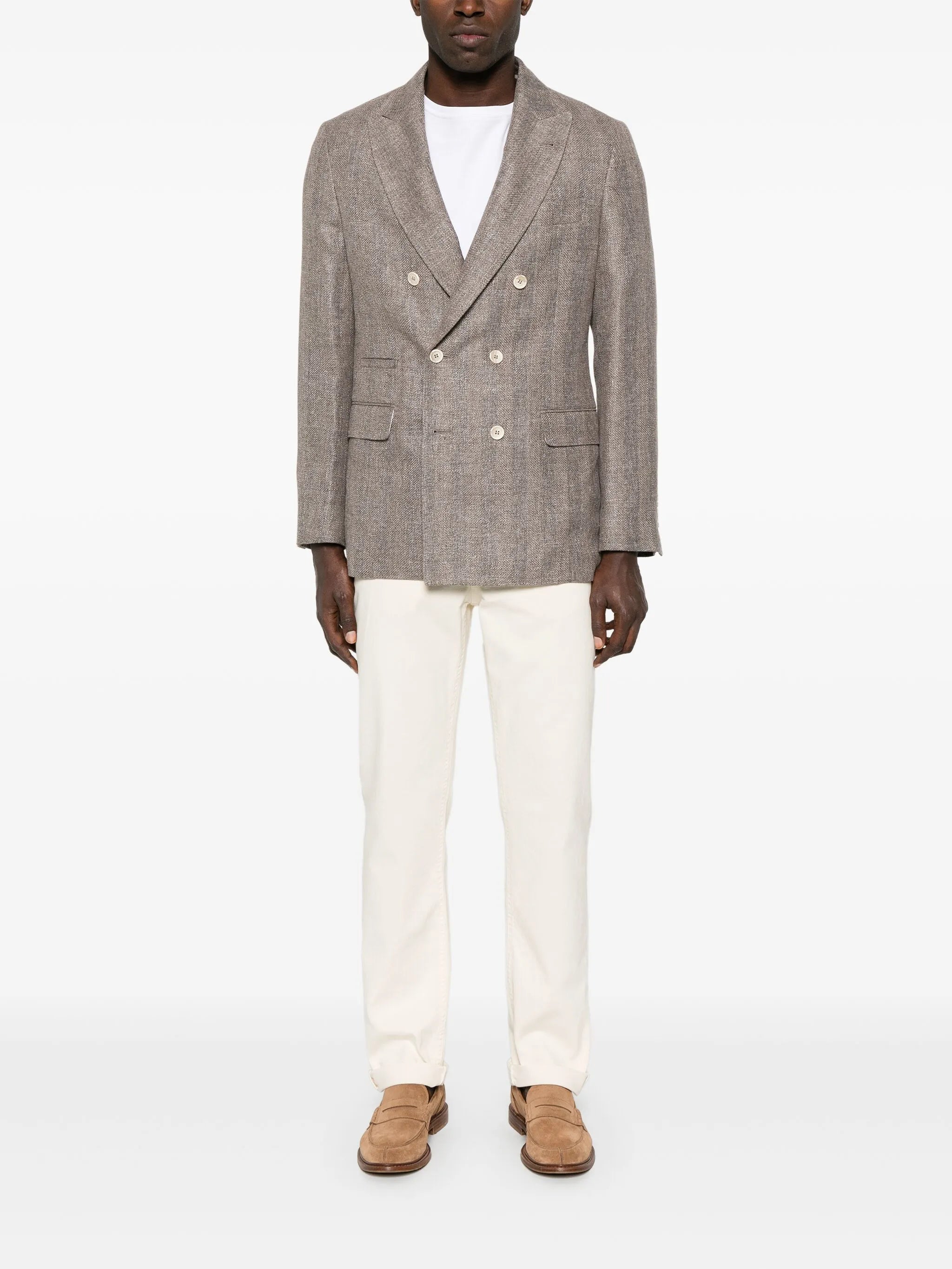 double-breasted blazer