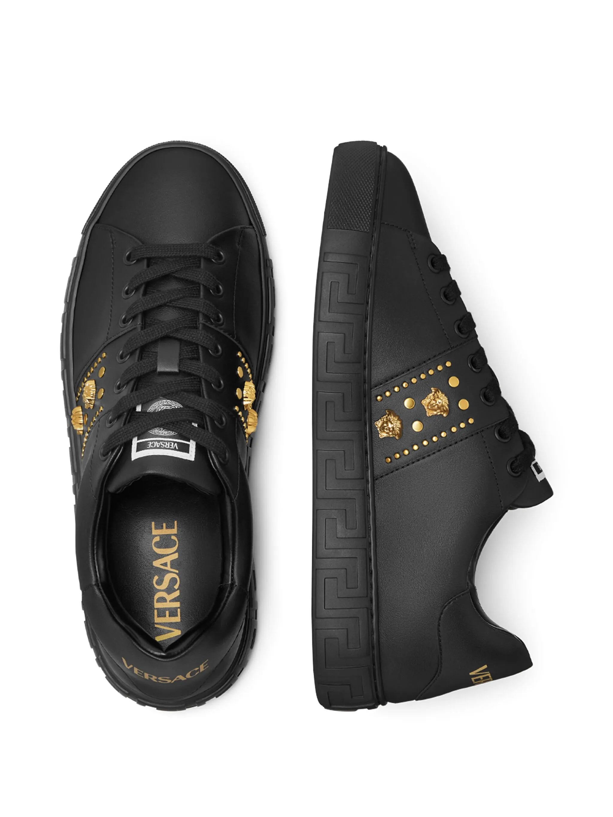 Greca studded sneakers