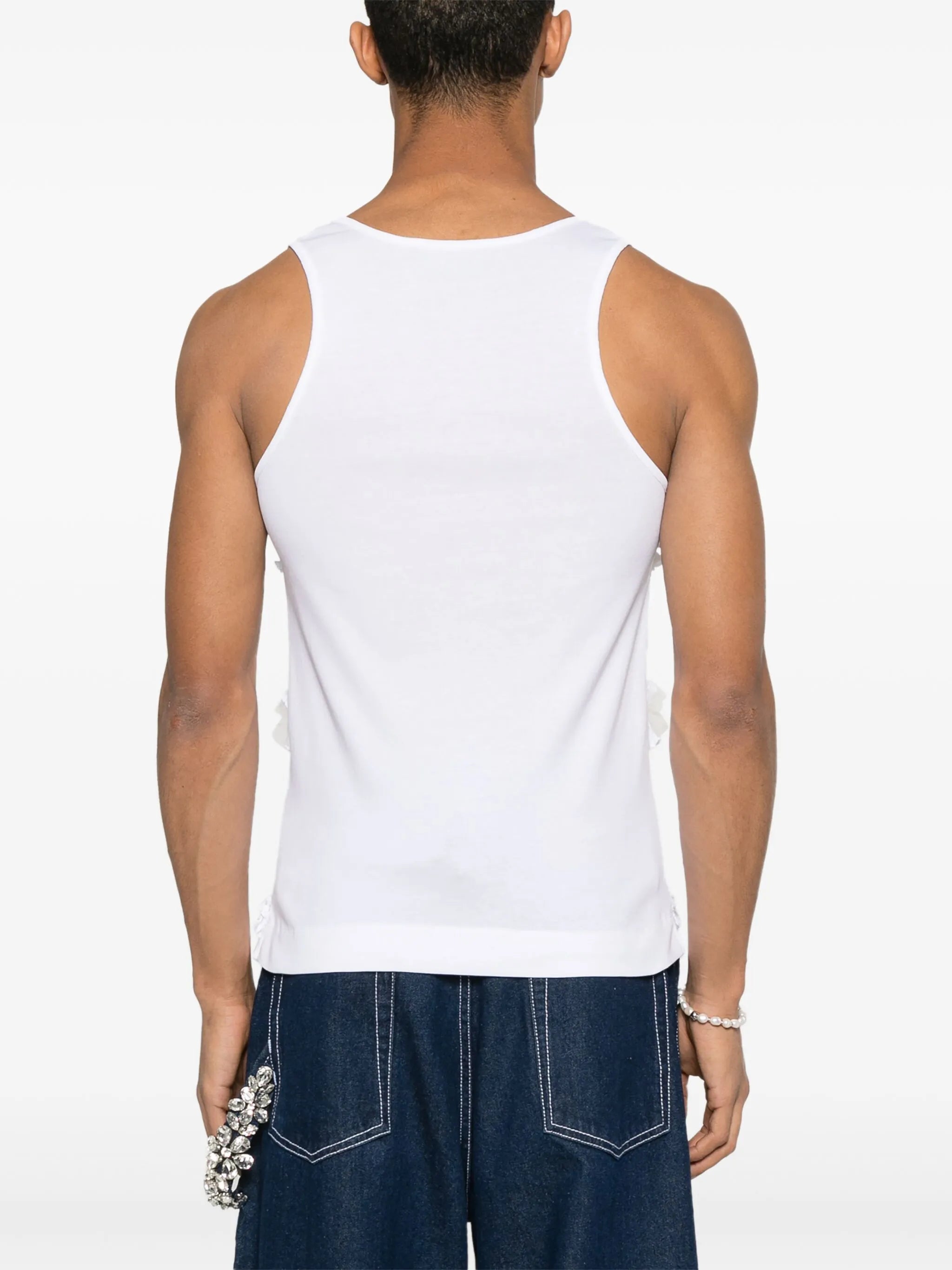 ruffle frill tank top