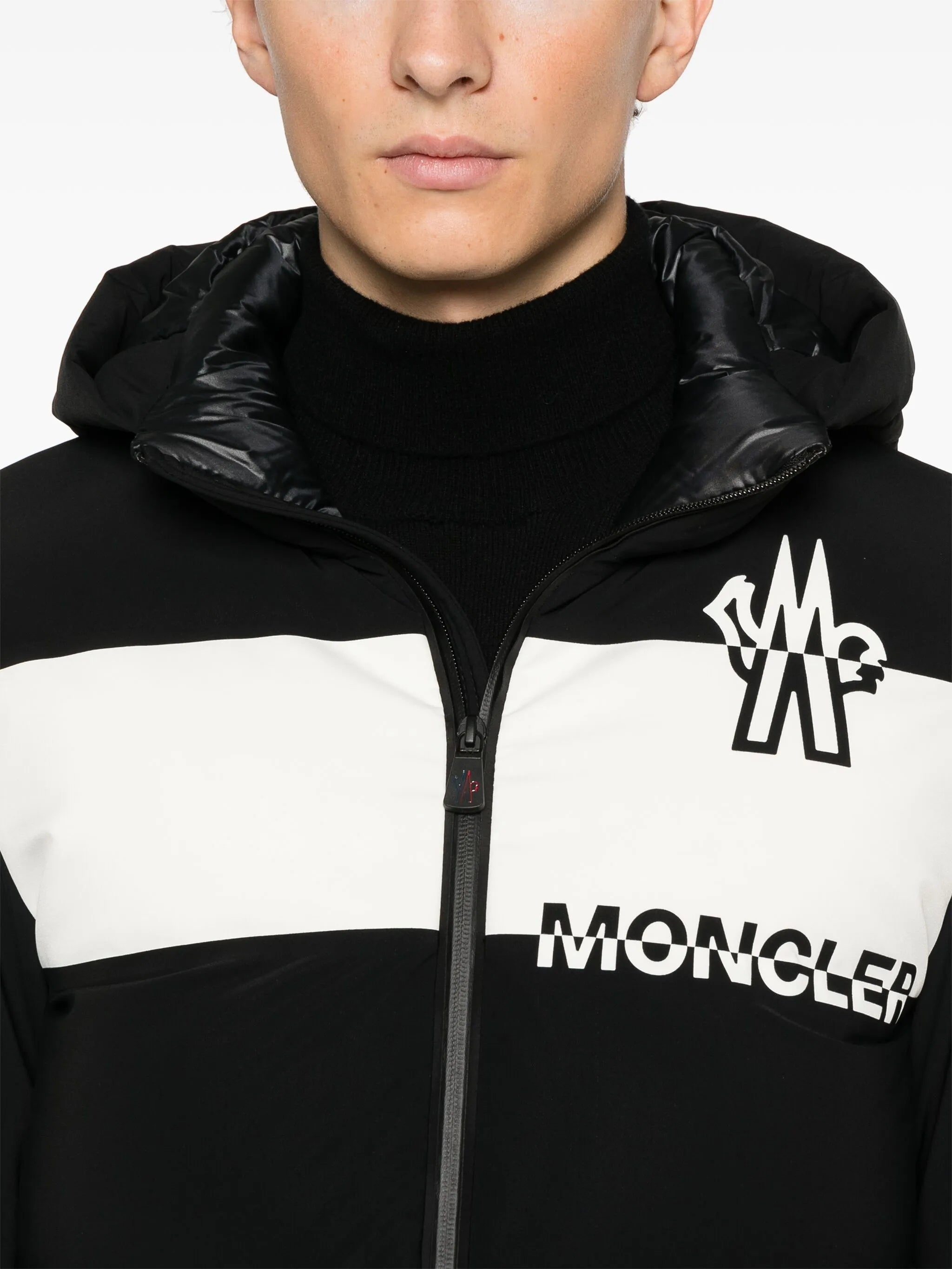 raised-logo jacket