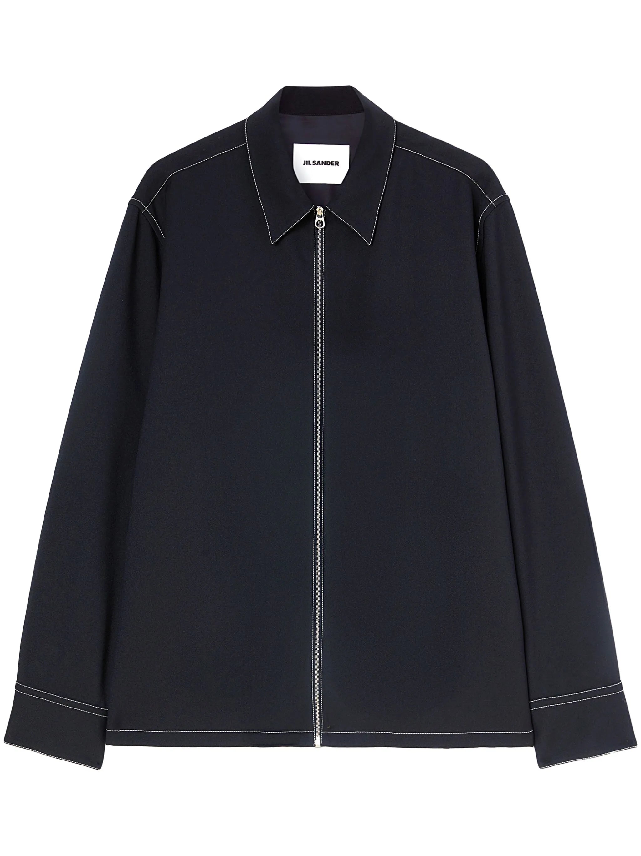 zip-up shirt jacket