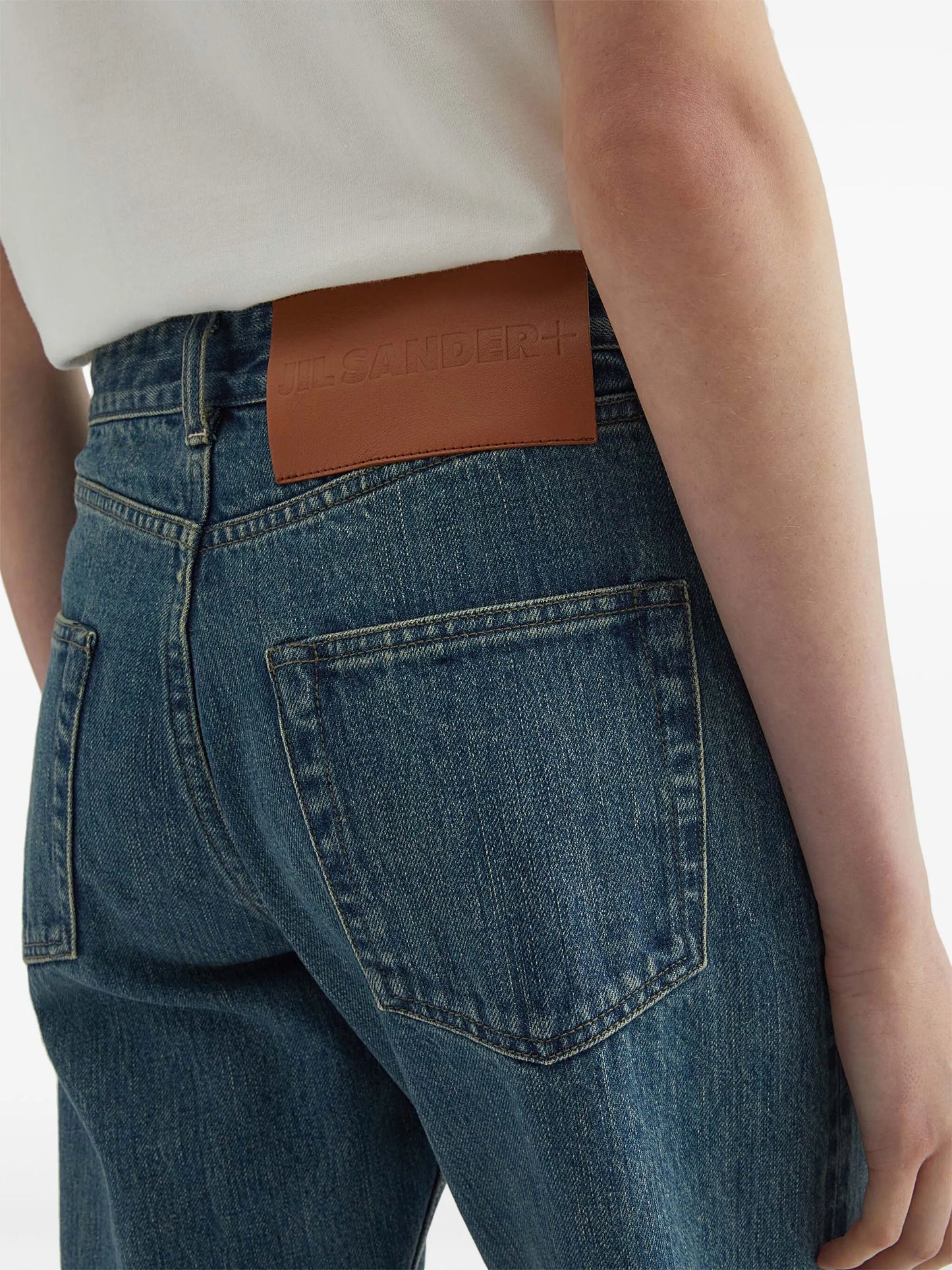 slim-cut jeans