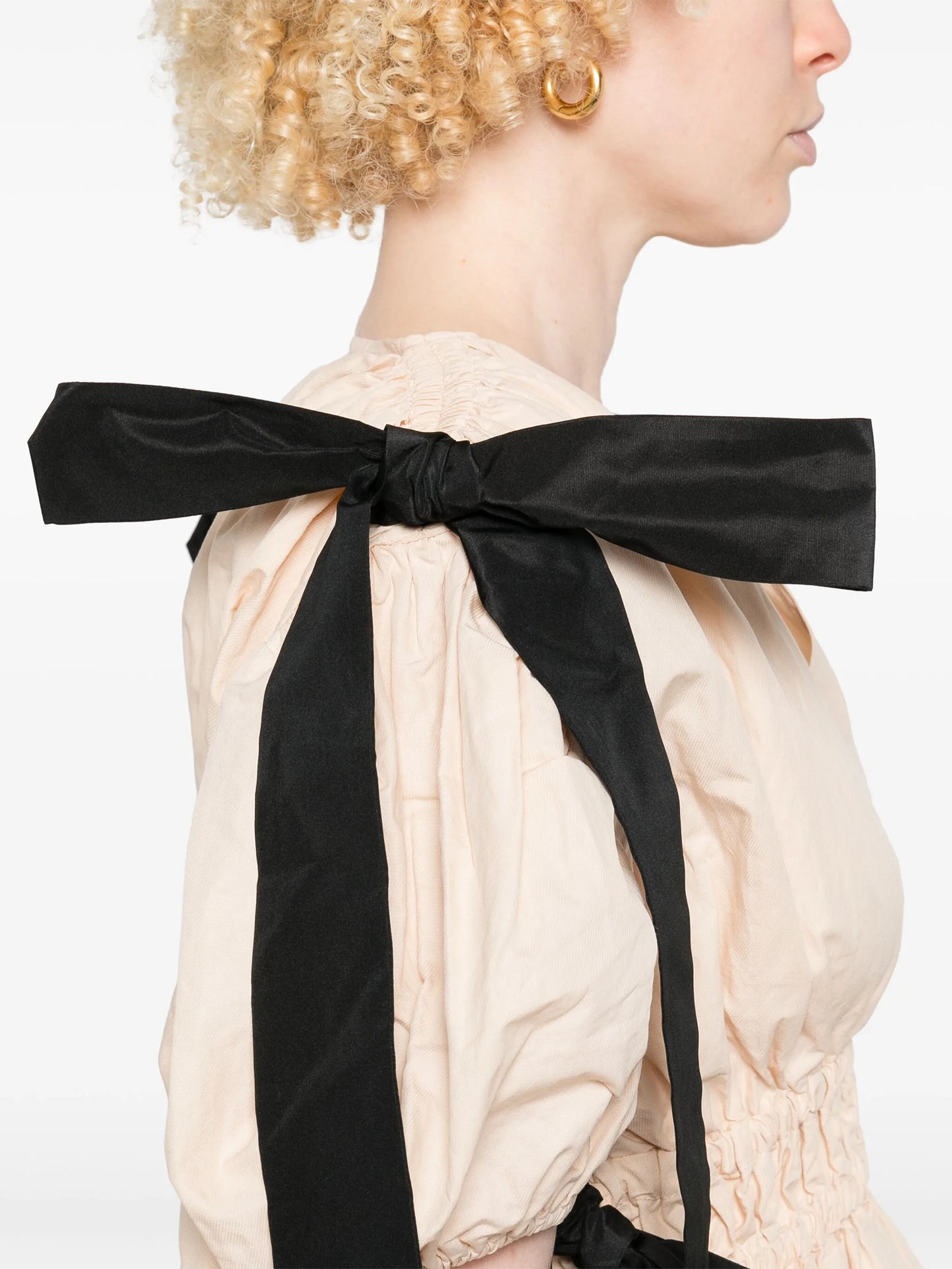 wrinkled blouse
