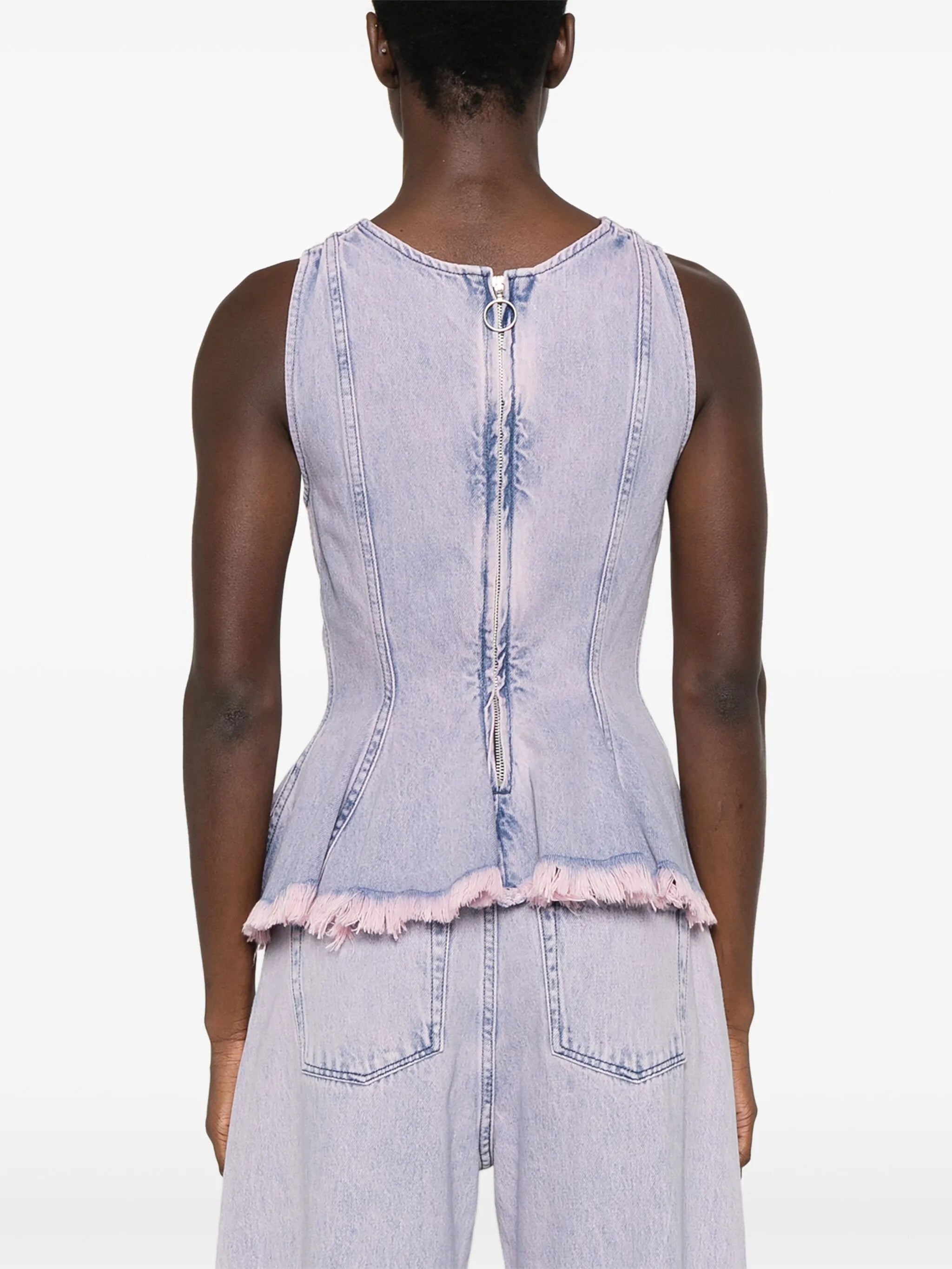 denim tank top