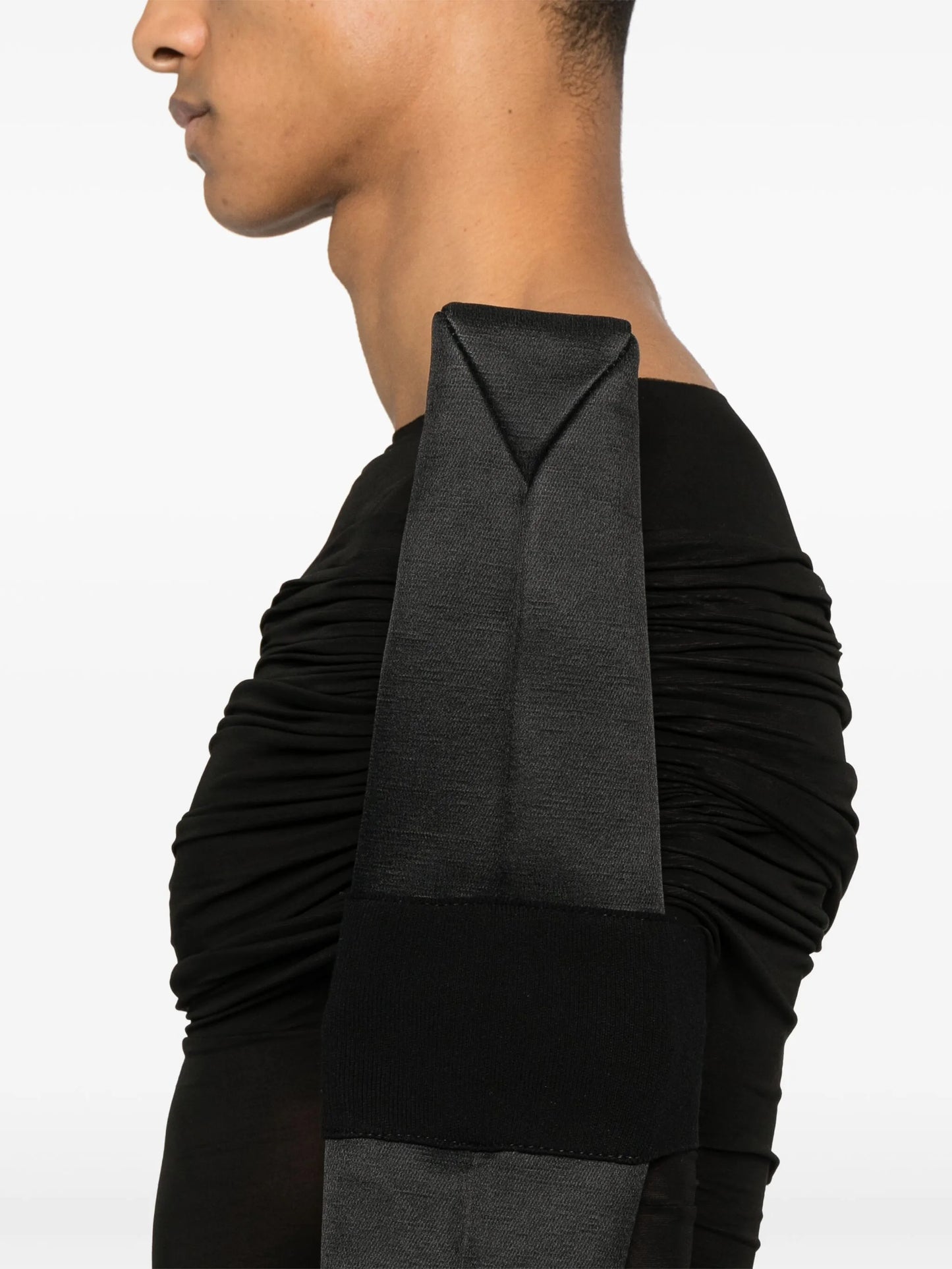draped-detailing T-shirt