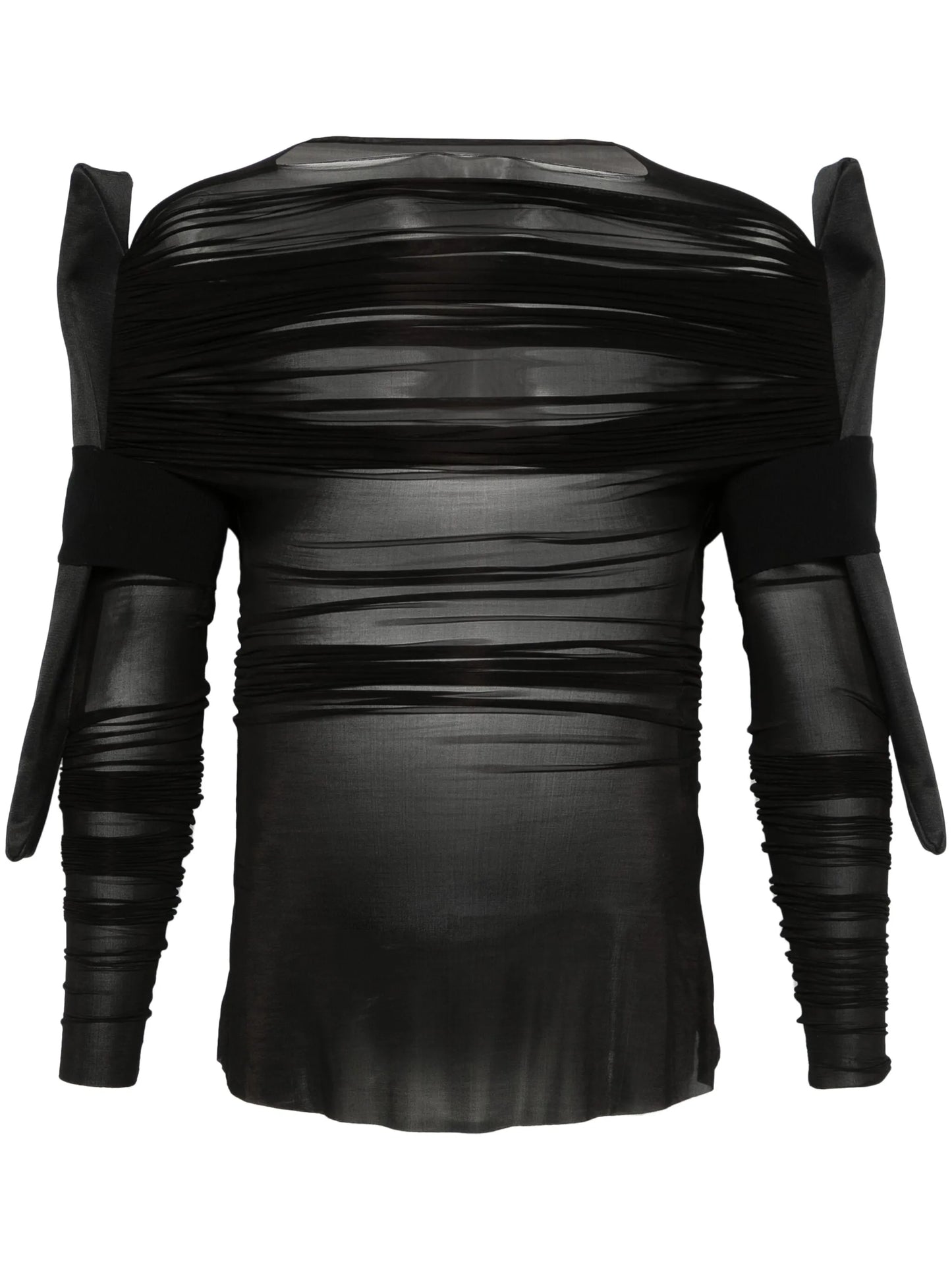 draped-detailing T-shirt