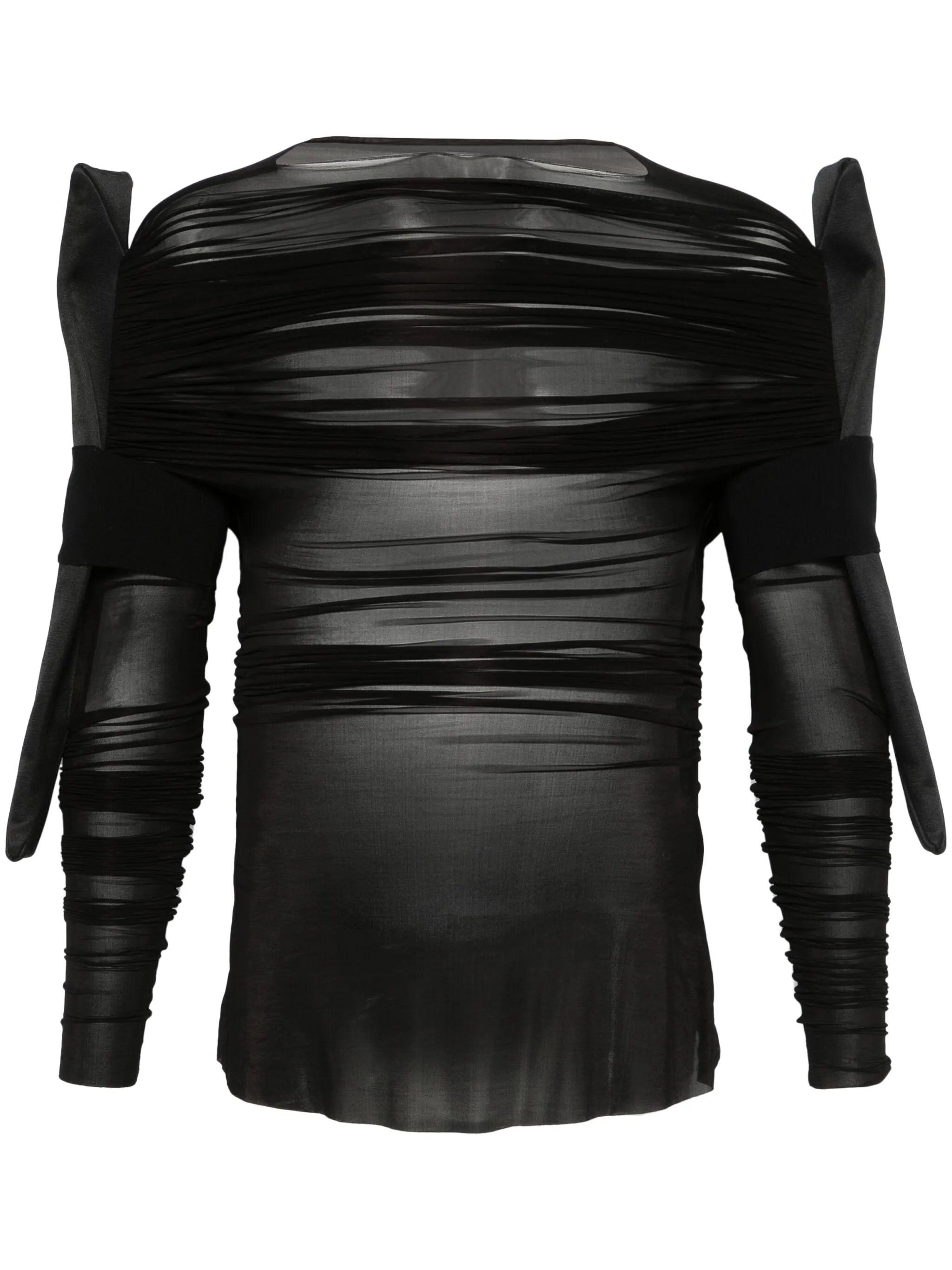 draped-detailing T-shirt