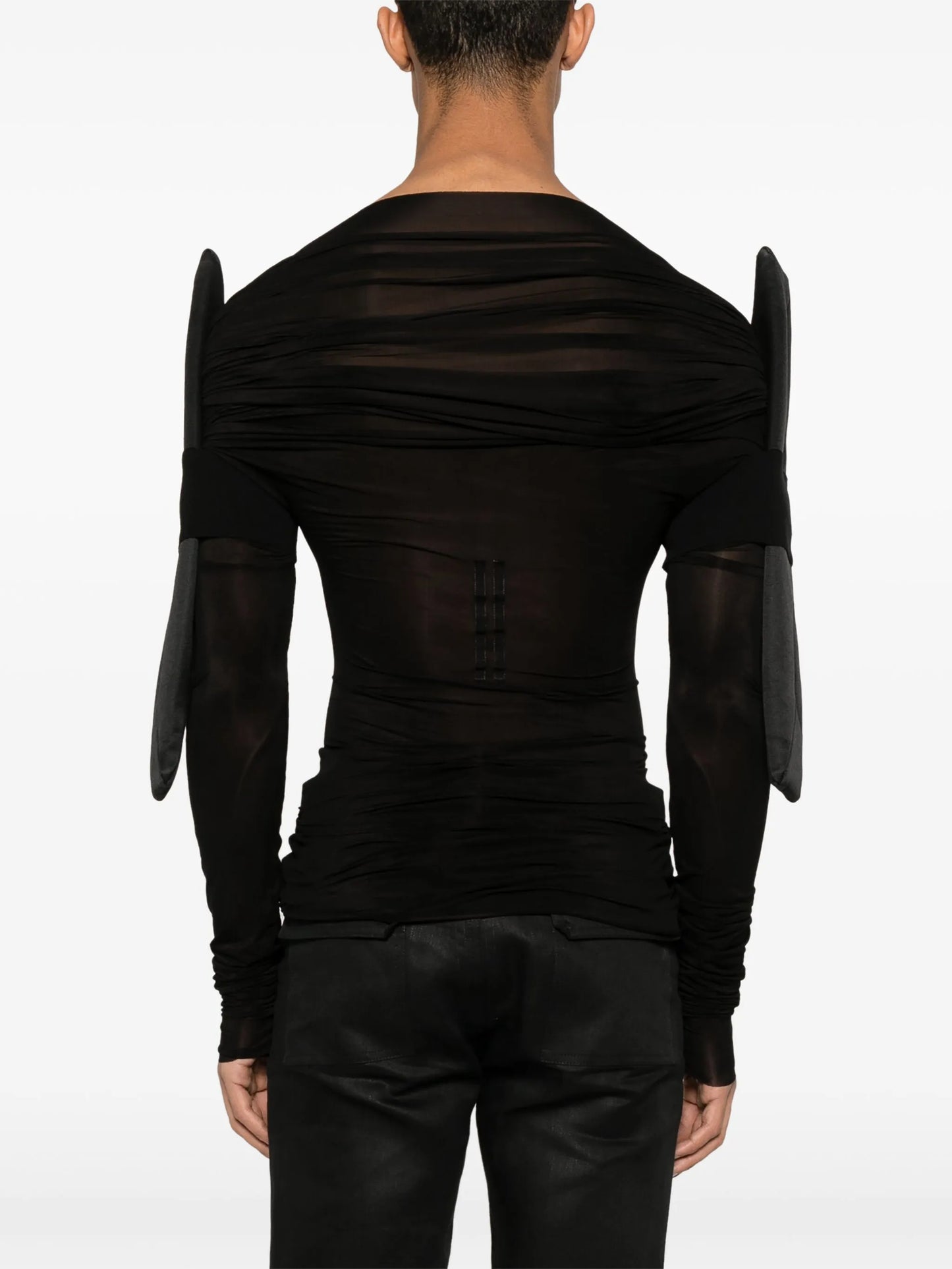 draped-detailing T-shirt