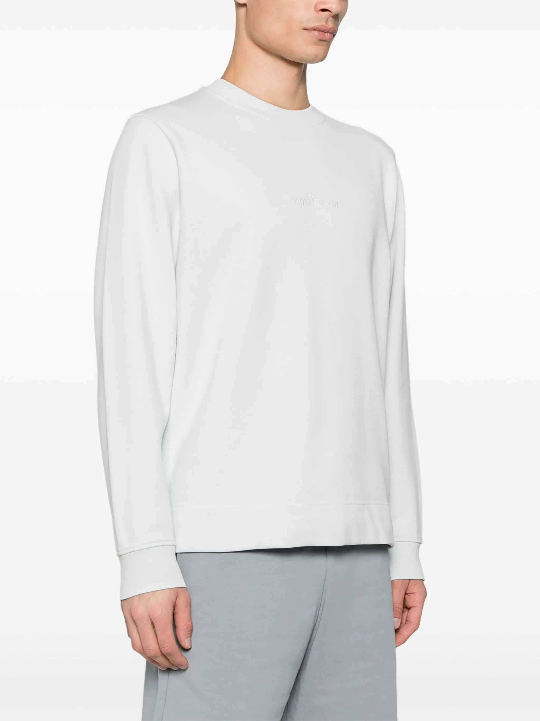 logo-embroidered sweatshirt