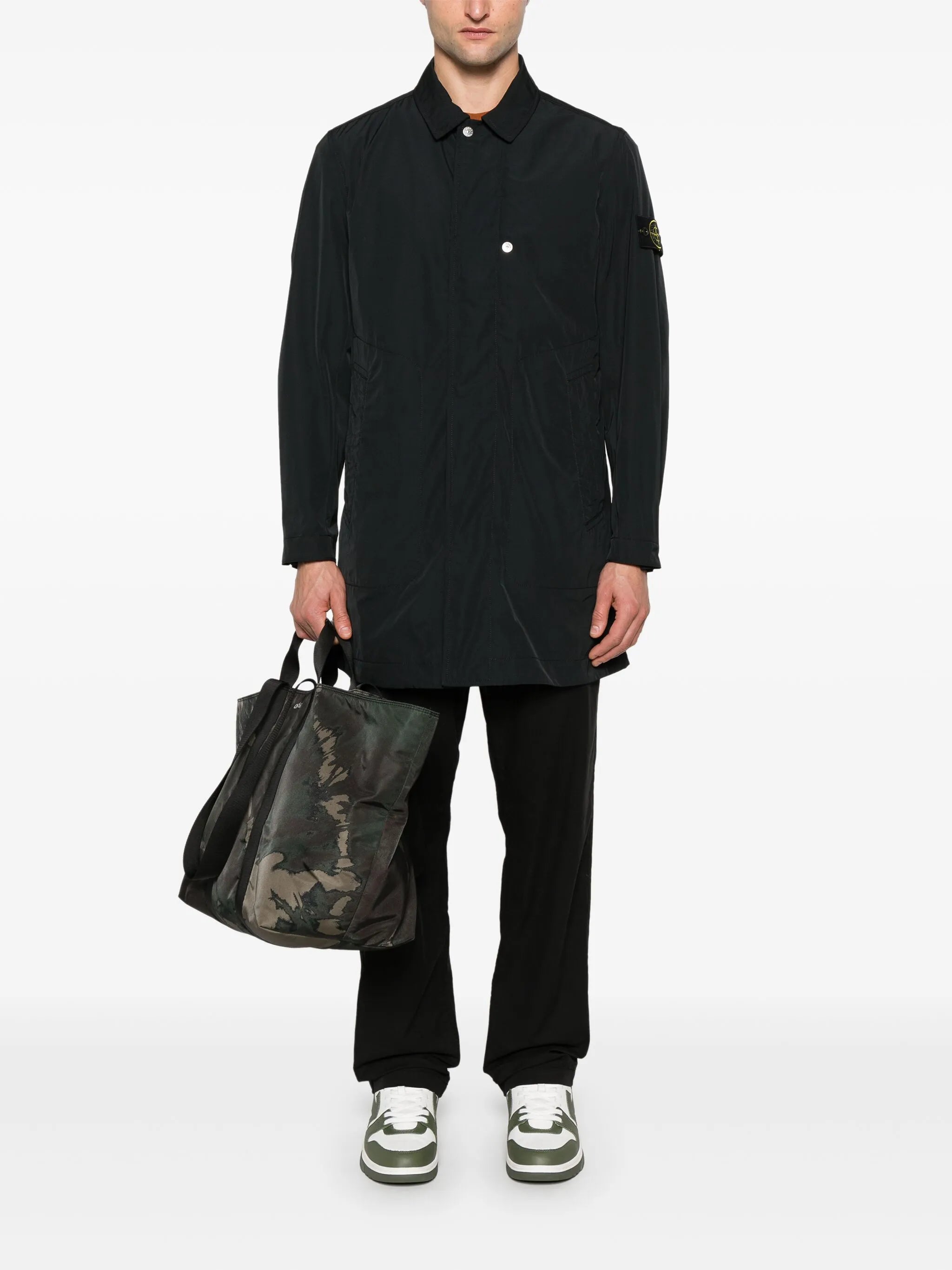 Compass-badge coat