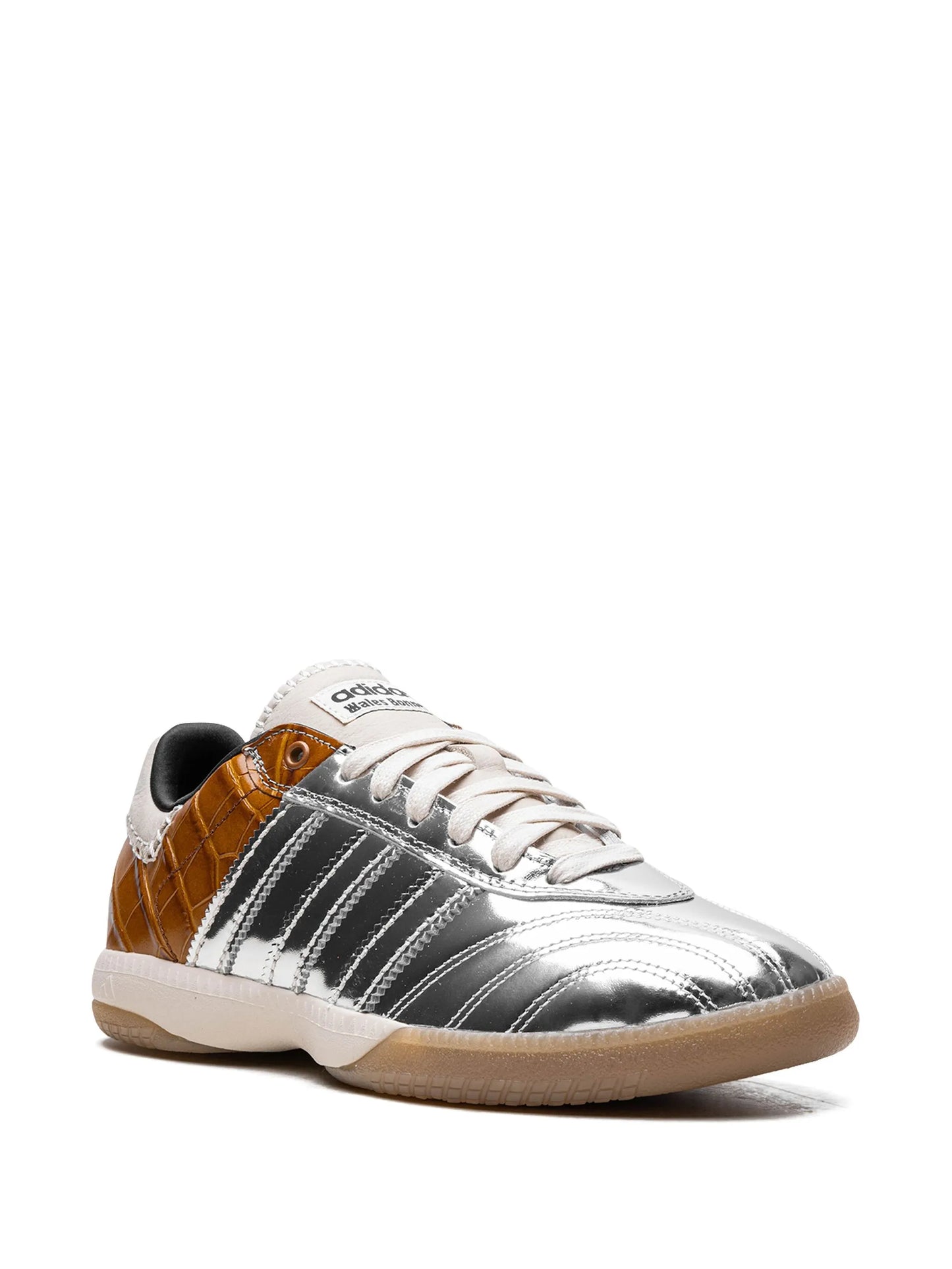 x Wales Bonner Samba Millenium "Silver Metallic/Easy Yellow" sneakers