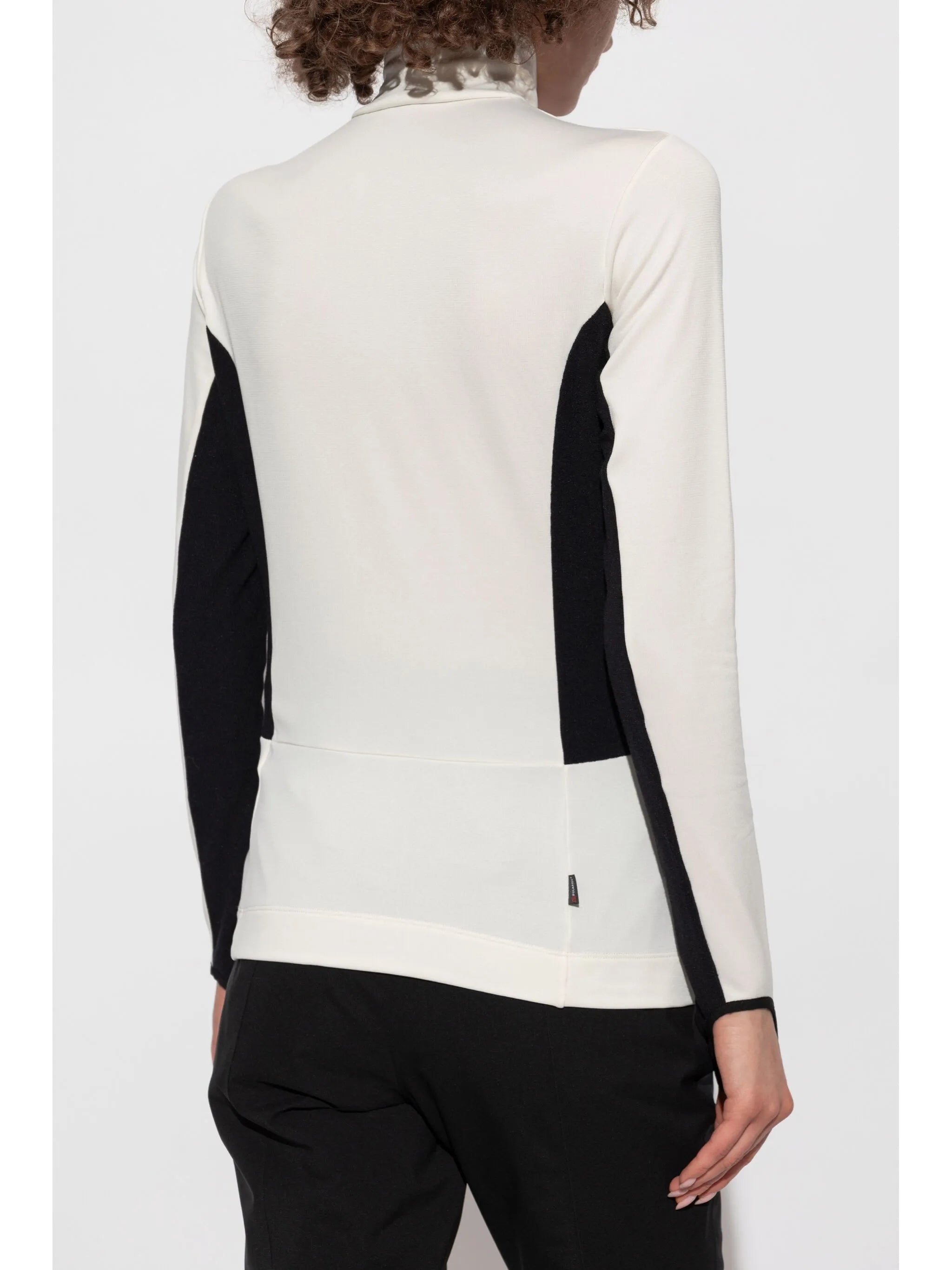 colour-block ski top