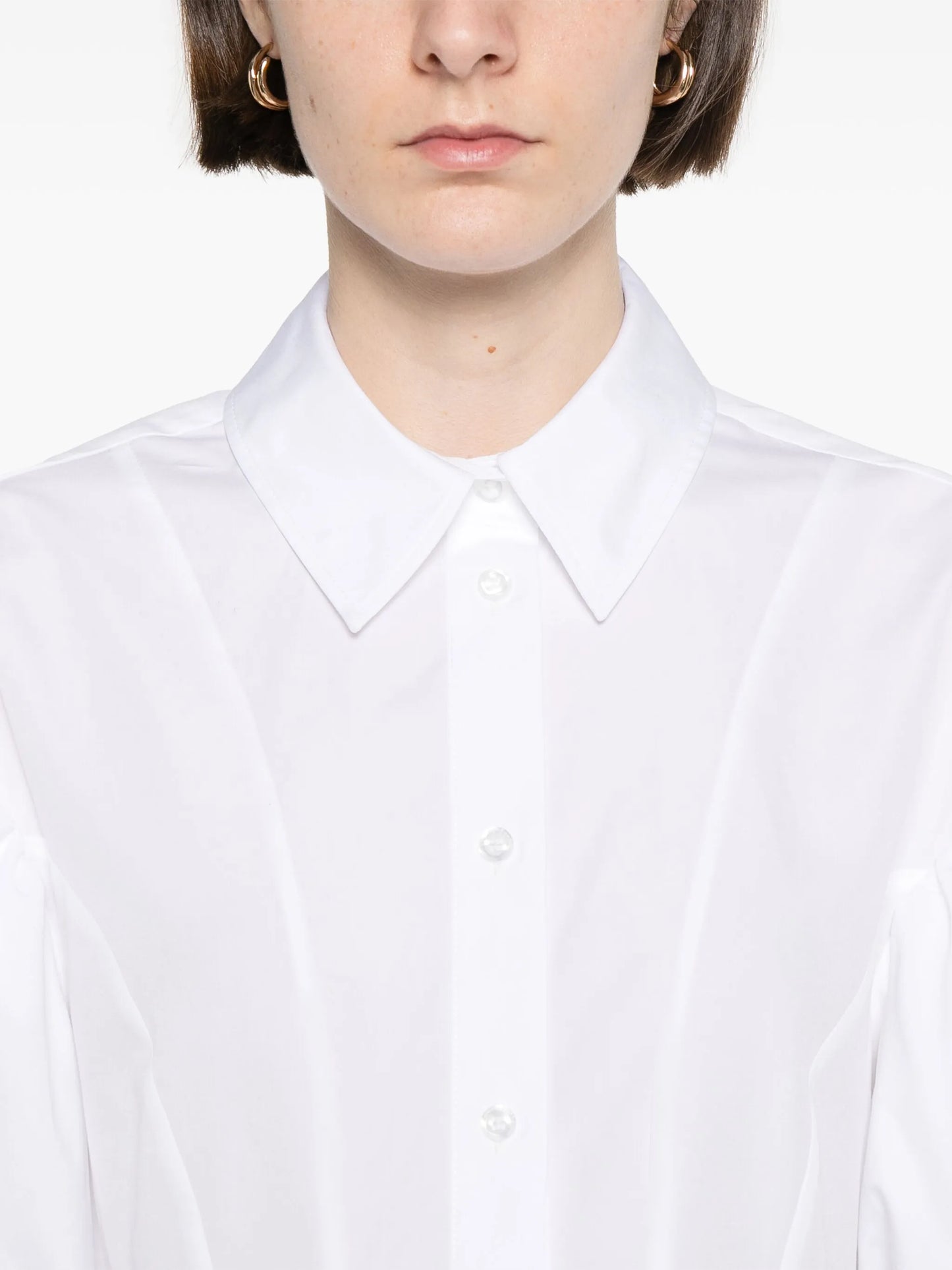 short puff sleeves shirt