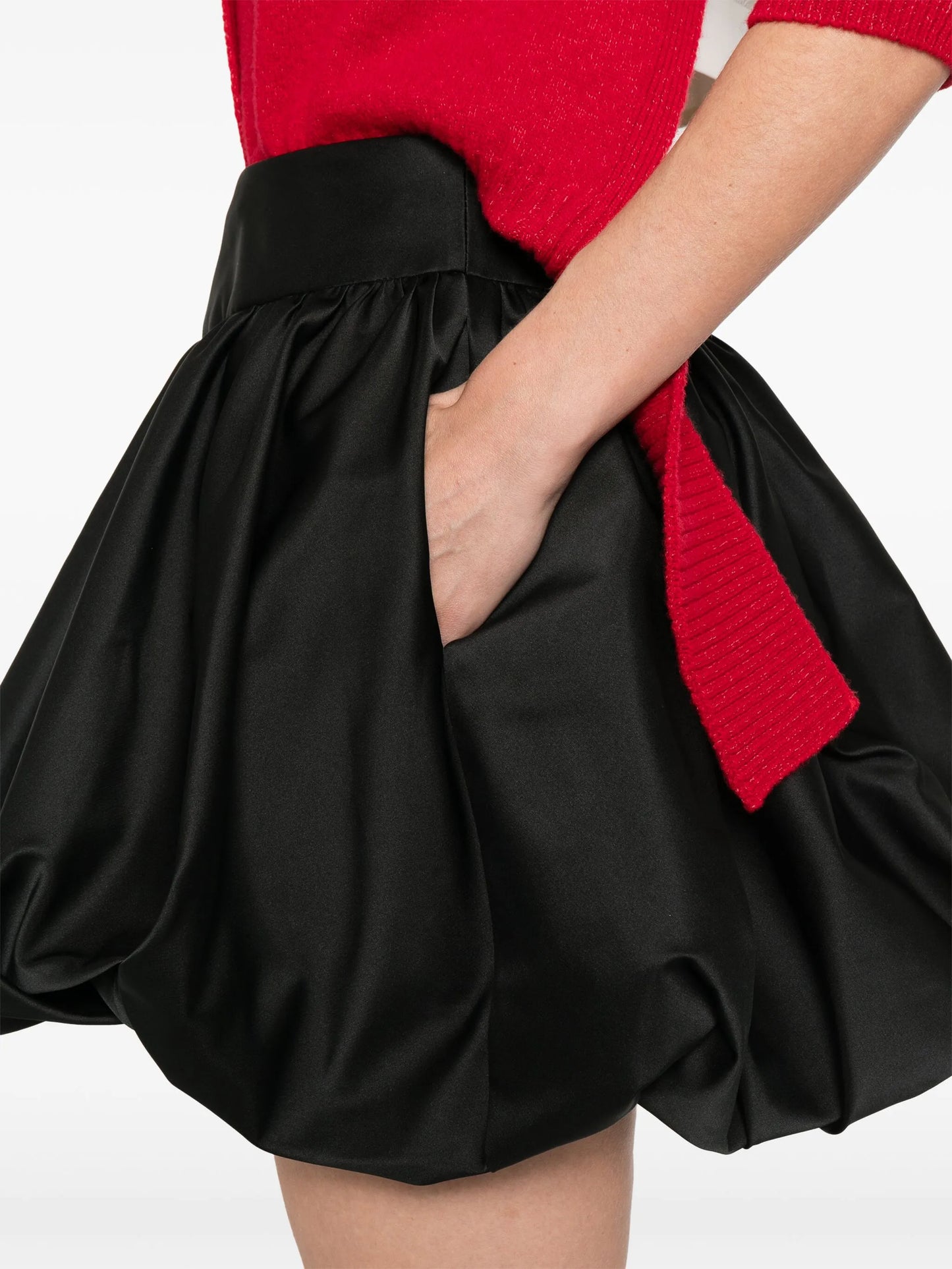 bubble mini skirt