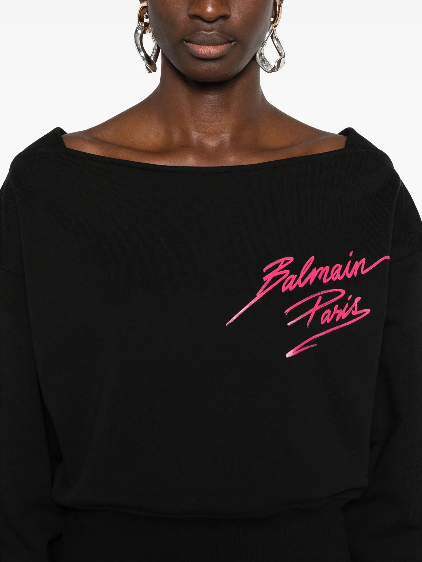 cropped sweatshirt