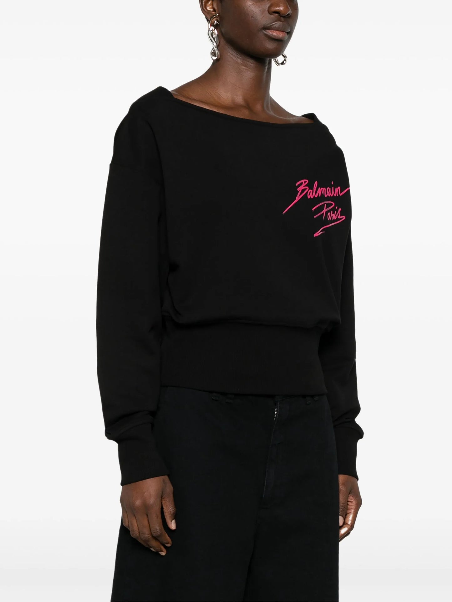 cropped sweatshirt