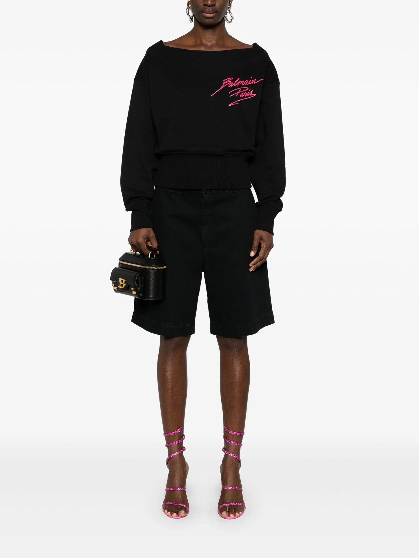 cropped sweatshirt