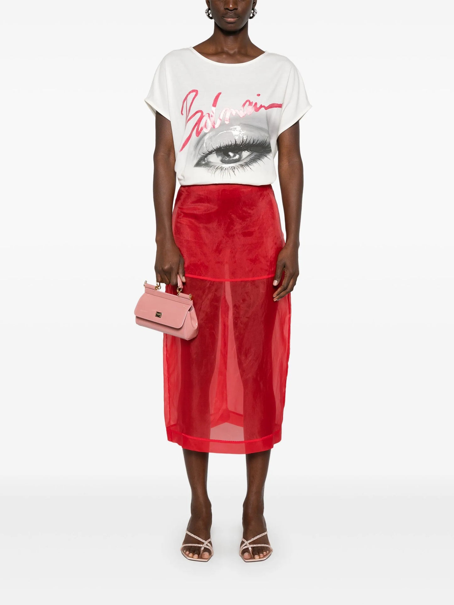 eye-print T-shirt