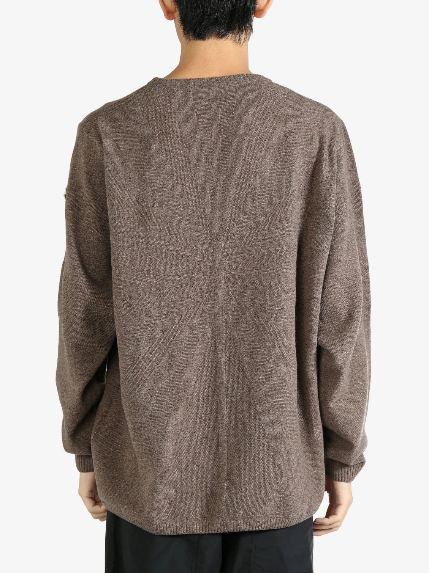 ribbed-knit sweater