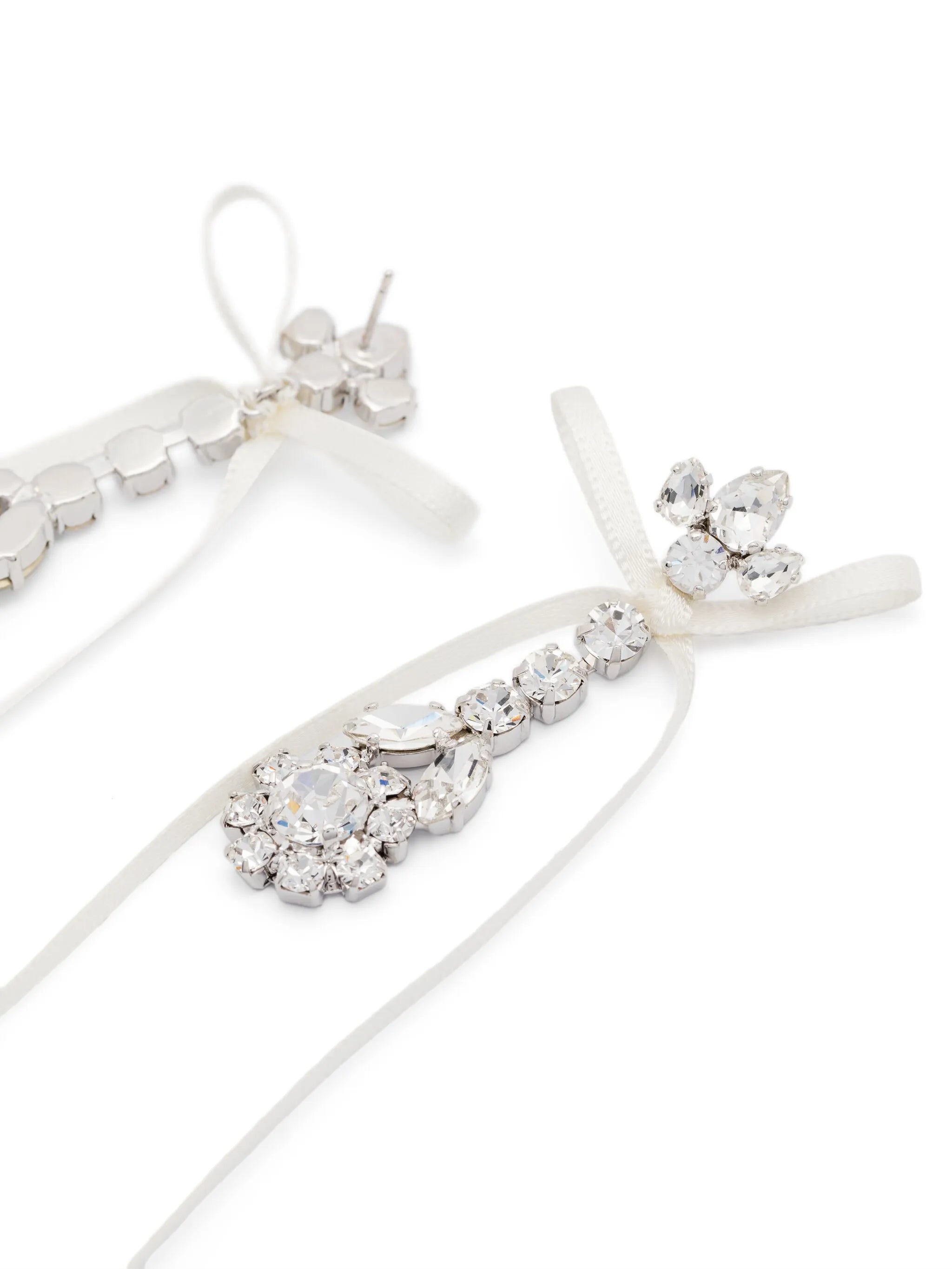 Bow Ribbon drop earrings