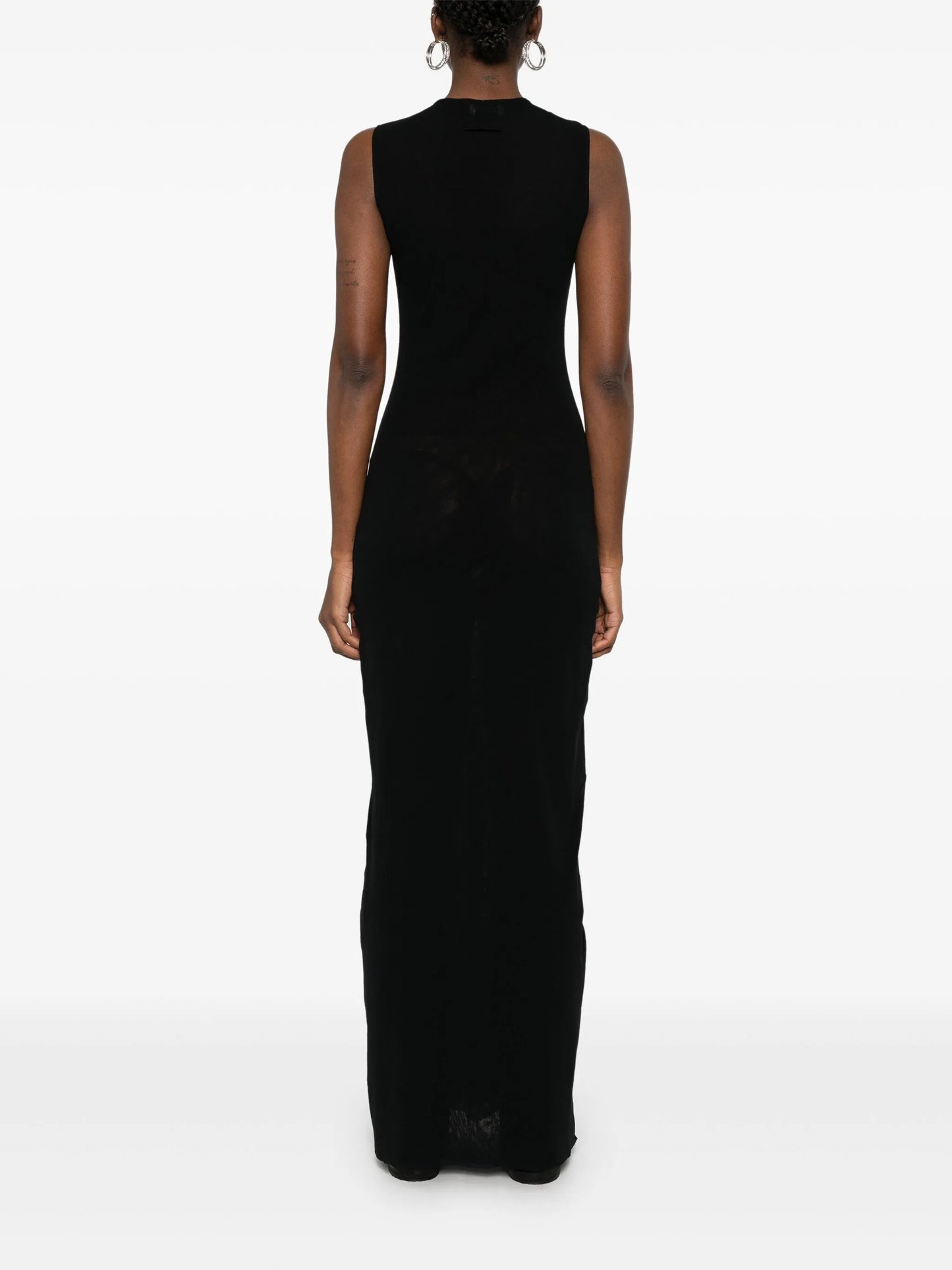 mesh maxi dress
