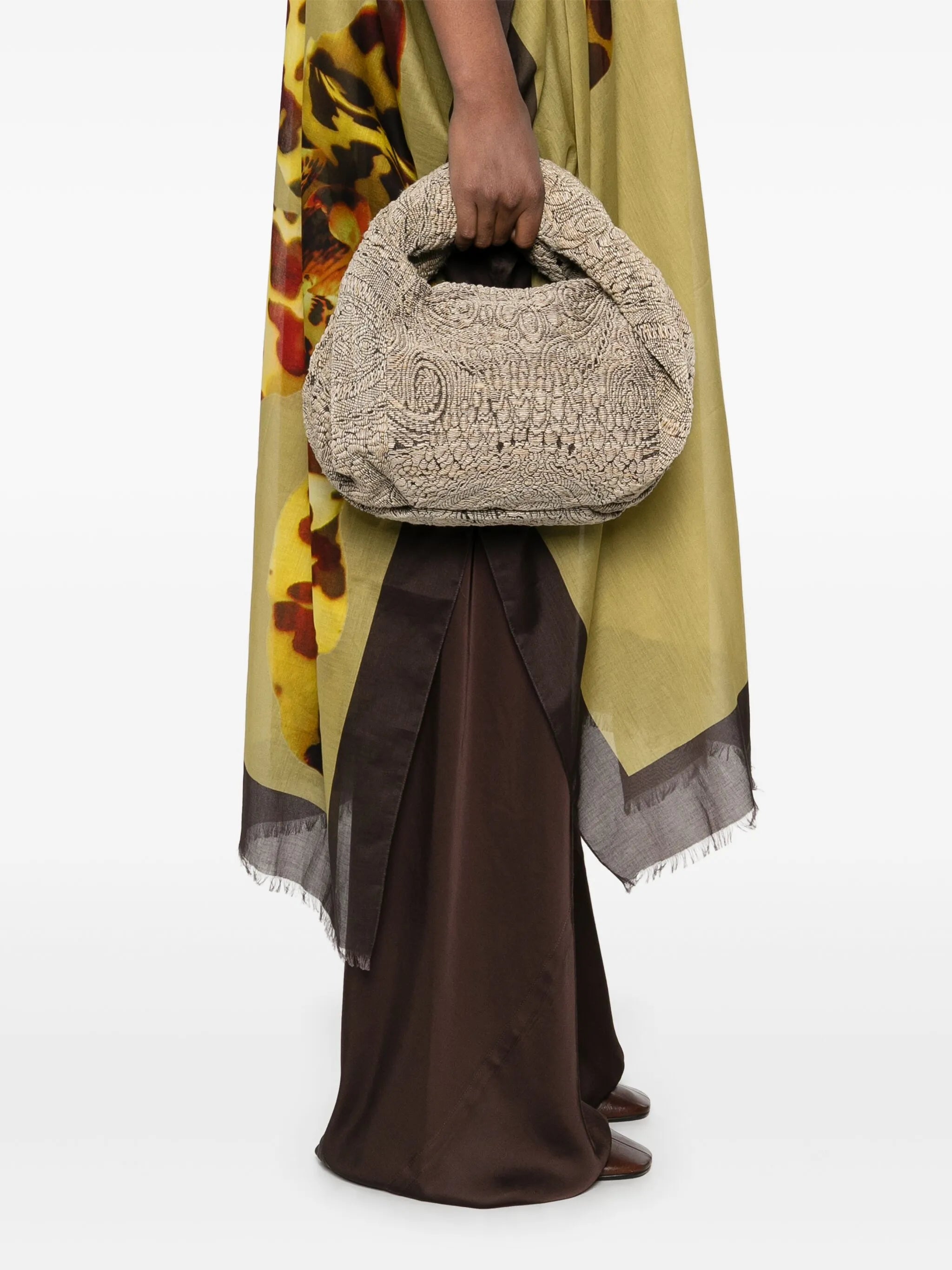 twisted cross body bag