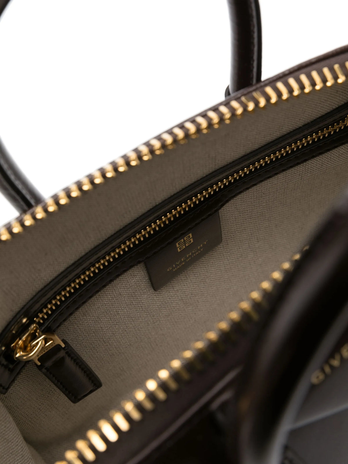 mini Antigona bag in box leather