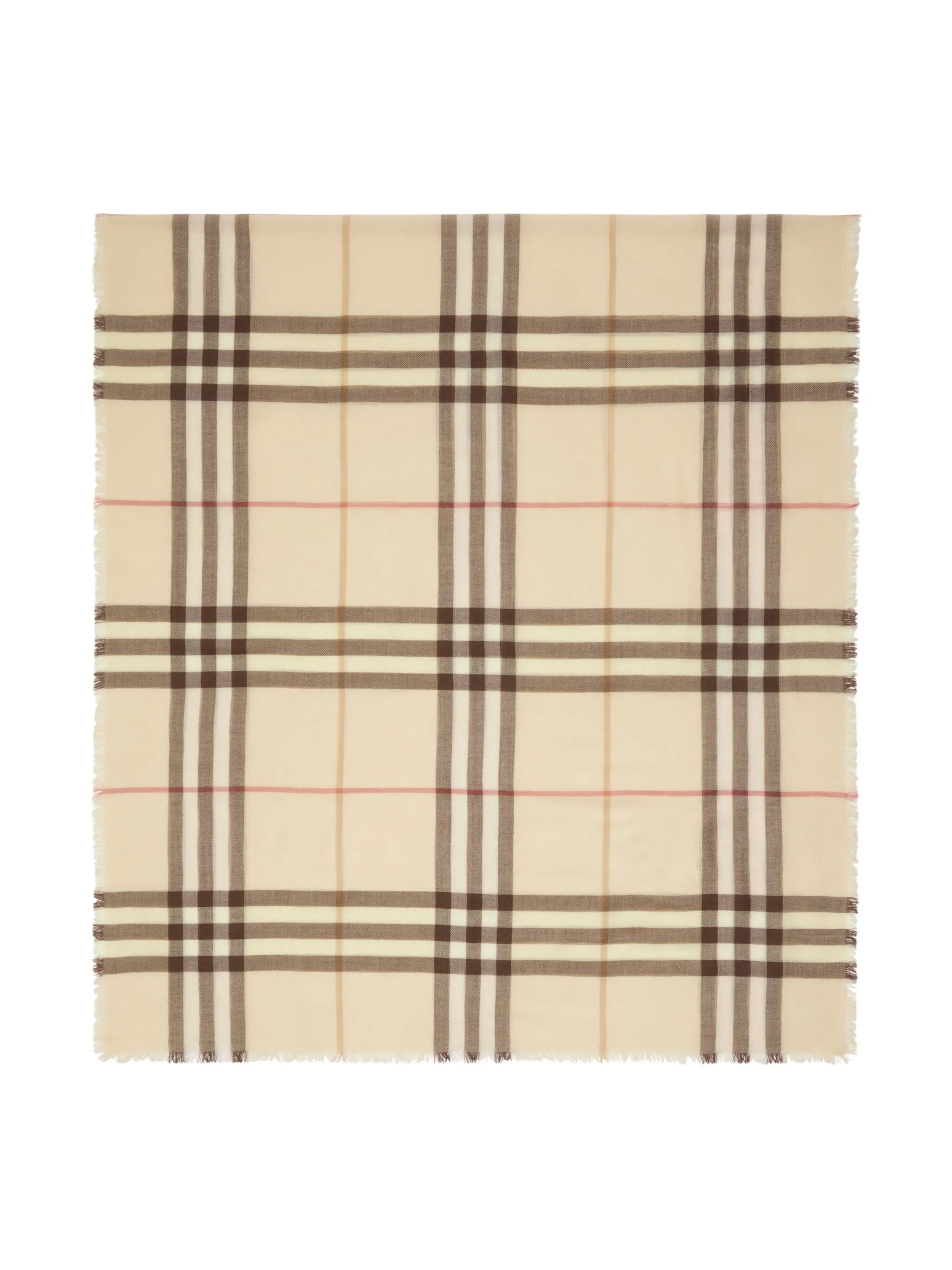checked scarf