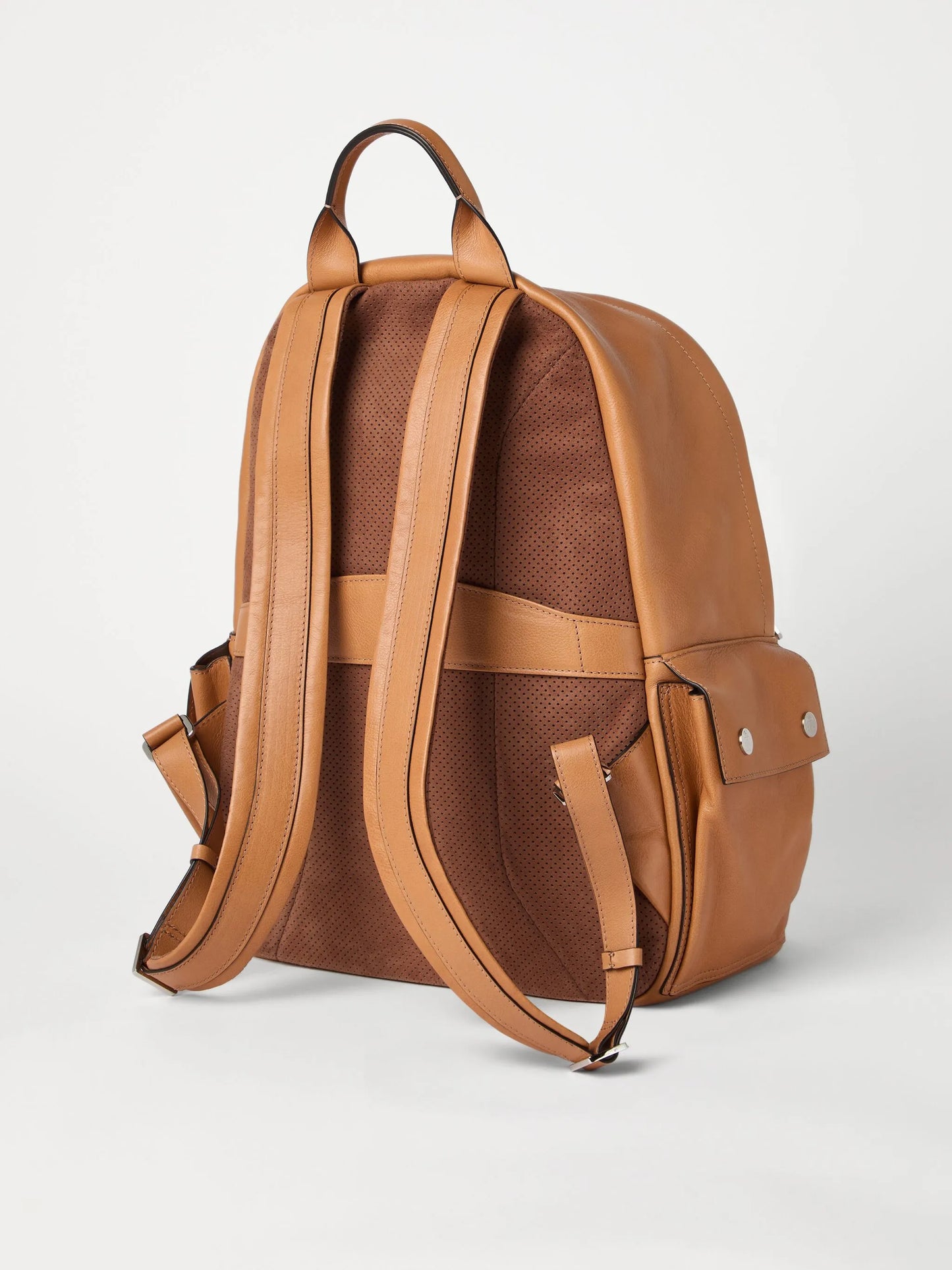 leather travel backpack
