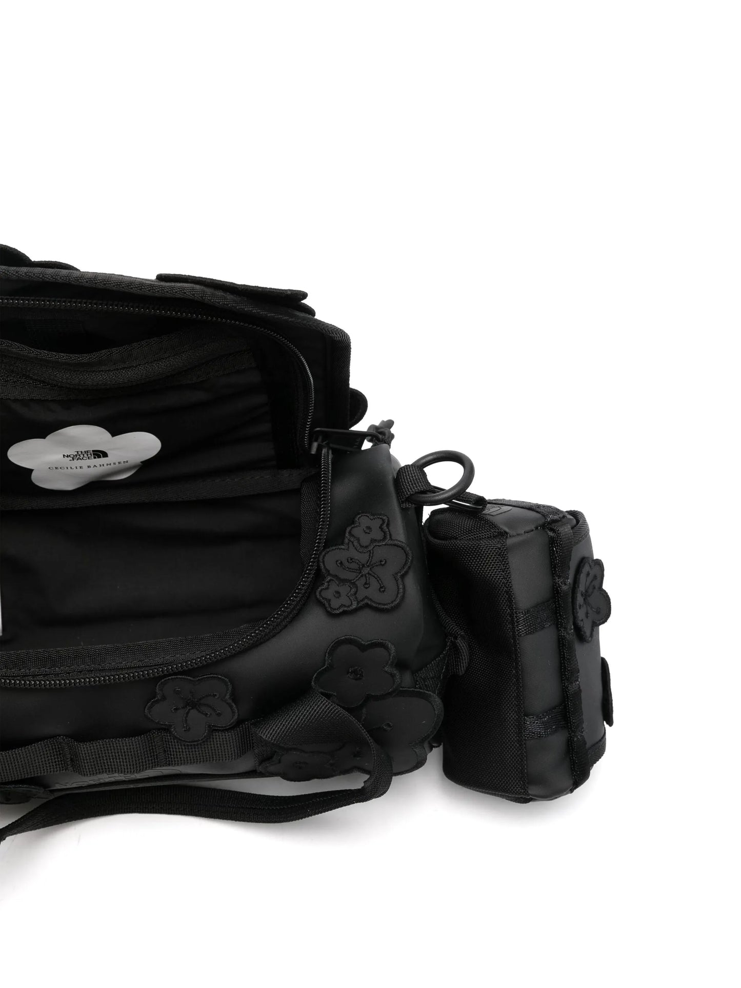 x The Notrh Face floral-appliqué tote bag