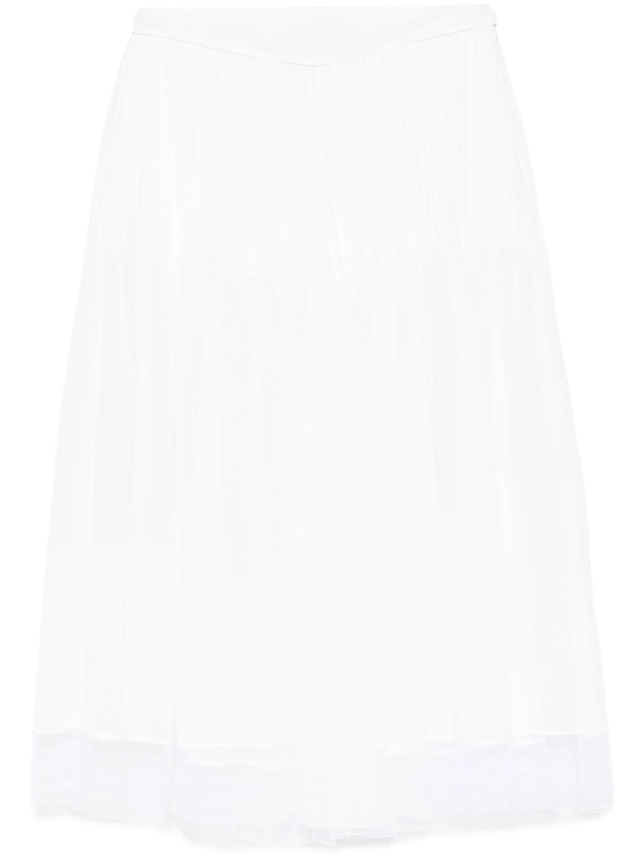 pintuck-detail trousers