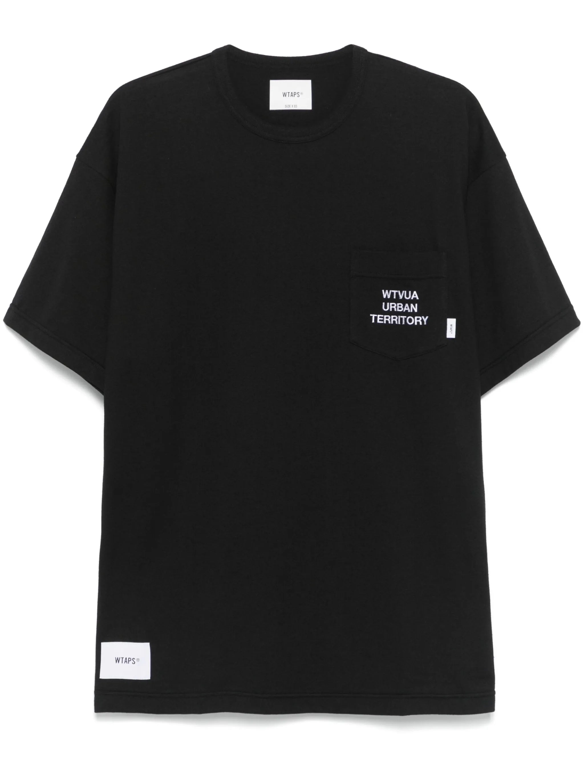 logo-embroidered T-shirt