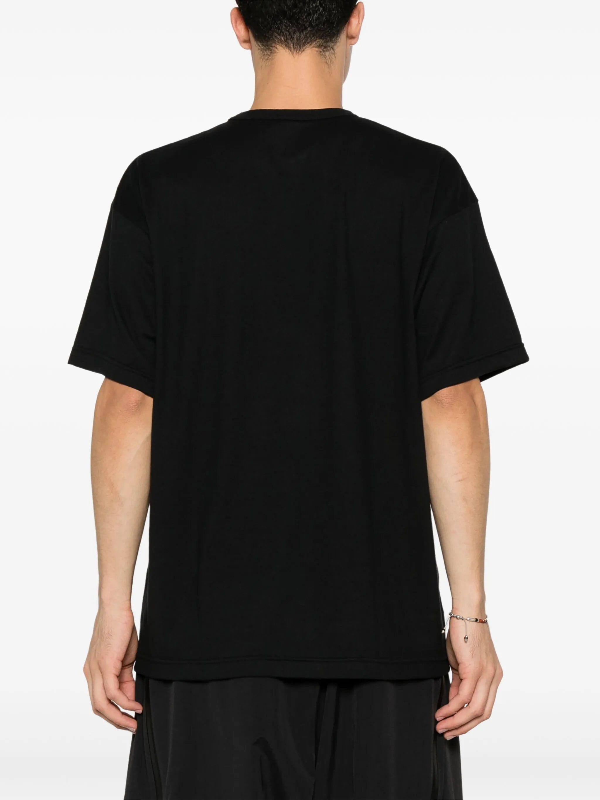 logo-embroidered T-shirt