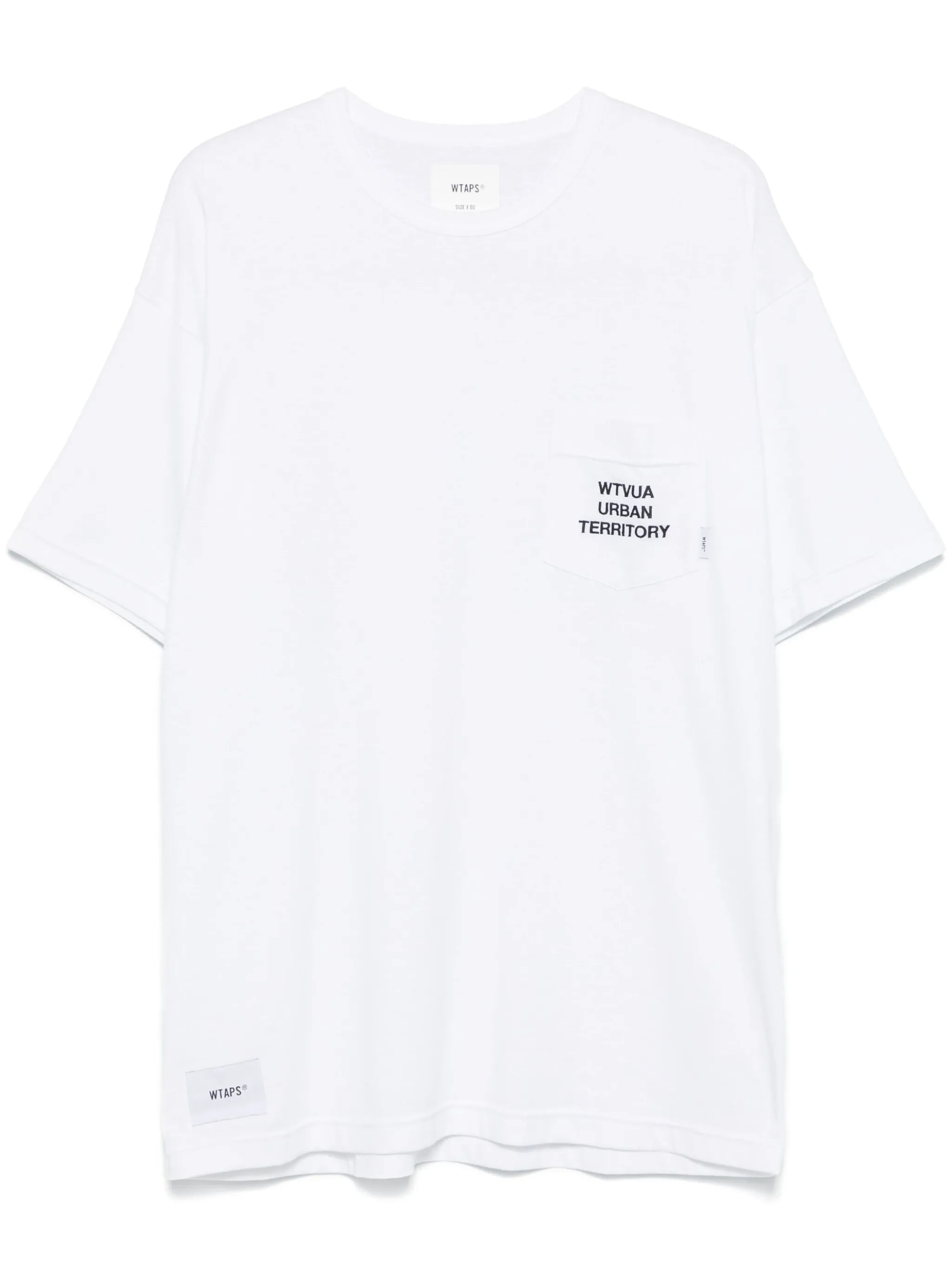 logo-embroidered T-shirt
