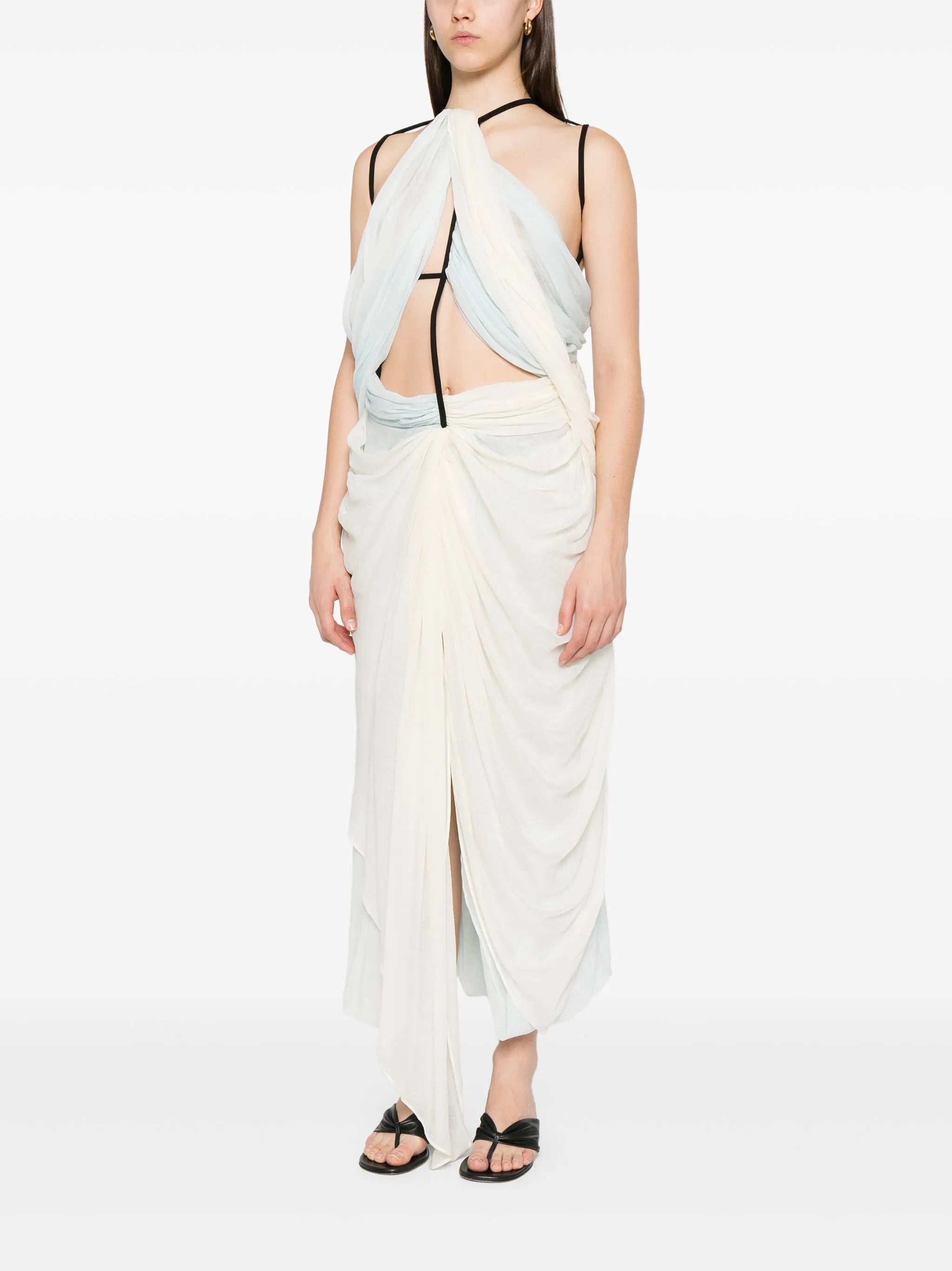 cut-out midi dress