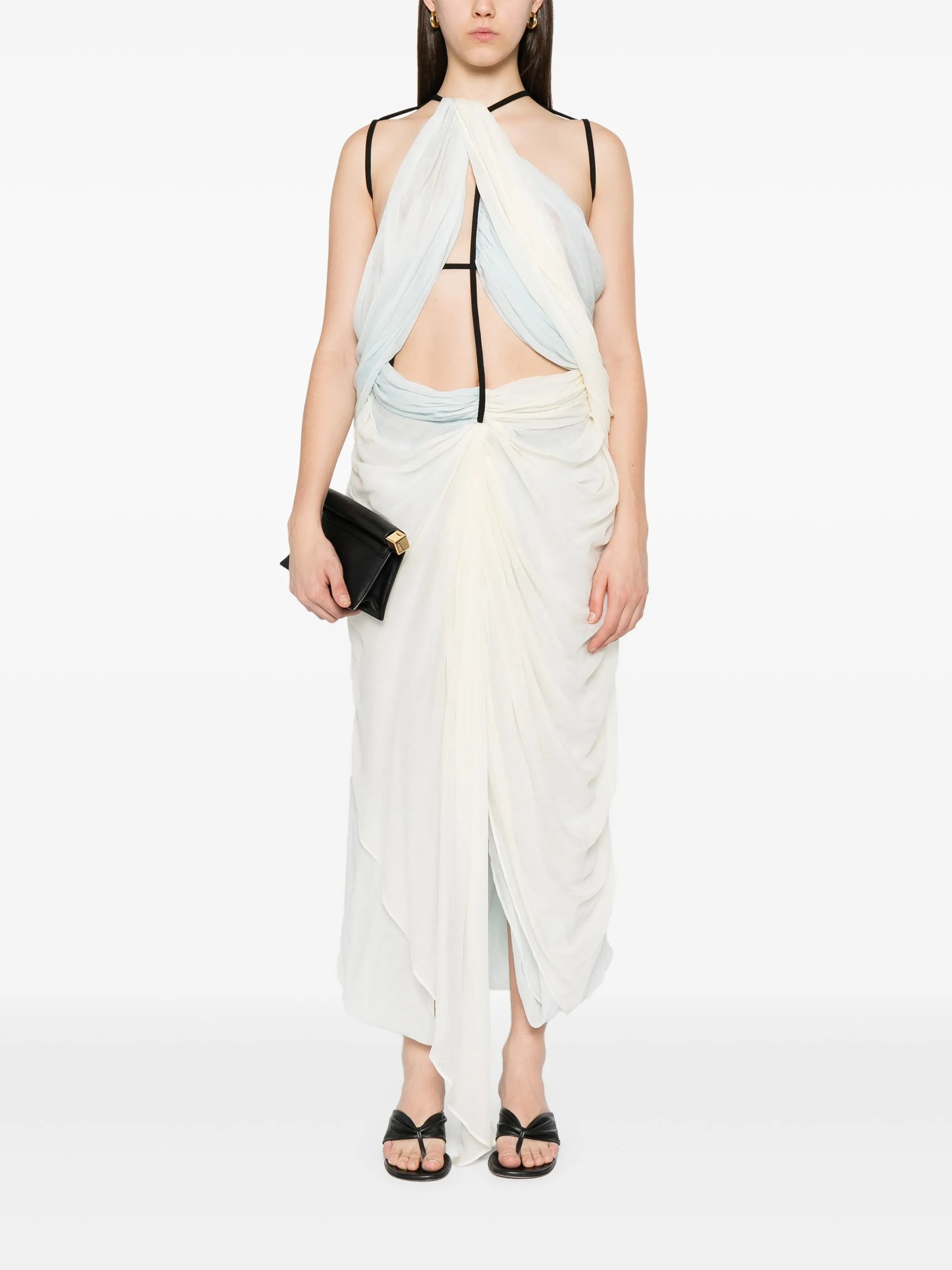 cut-out midi dress