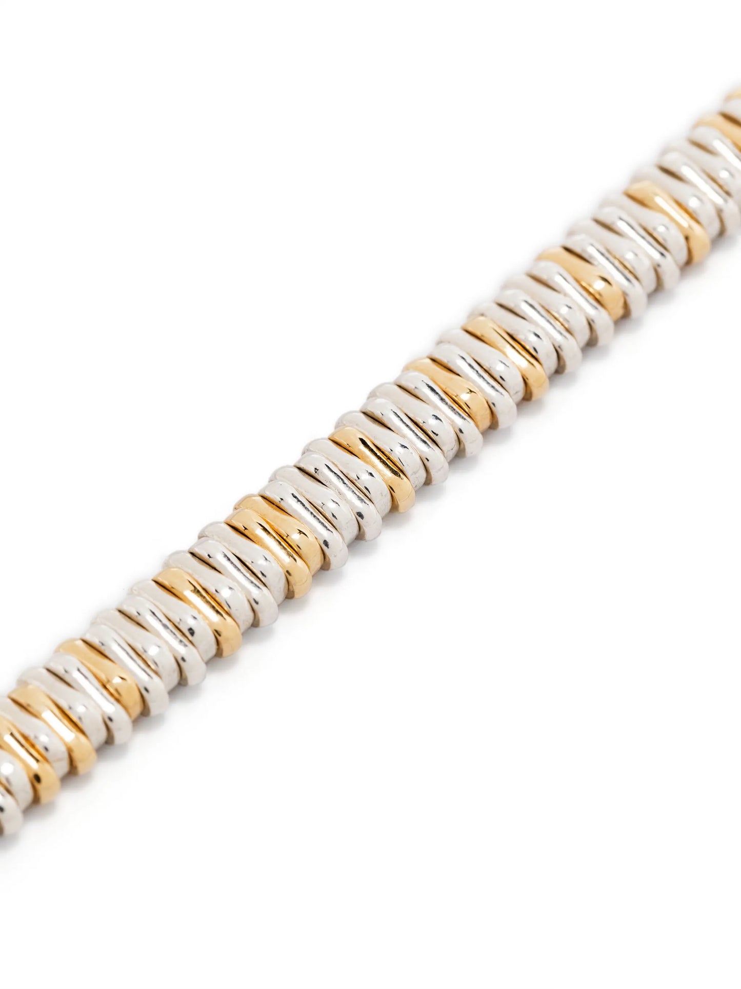 18CT yellow gold vermeil Zig bracelet