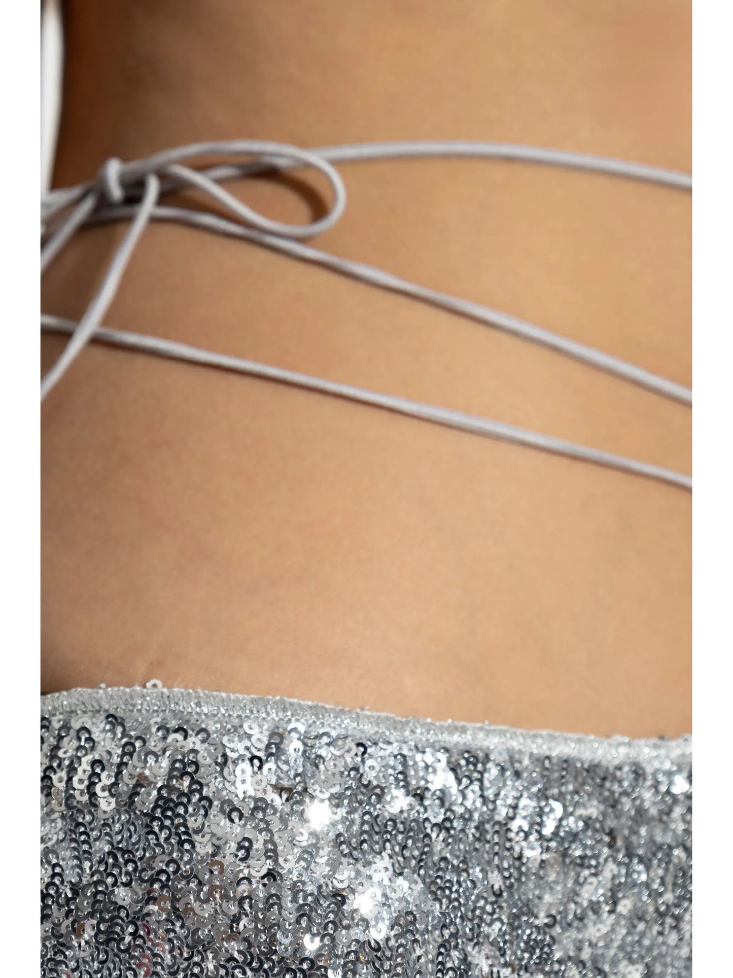 sequinned beach cover-up