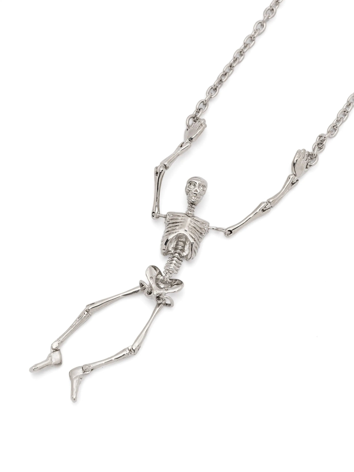 skeleton long necklace